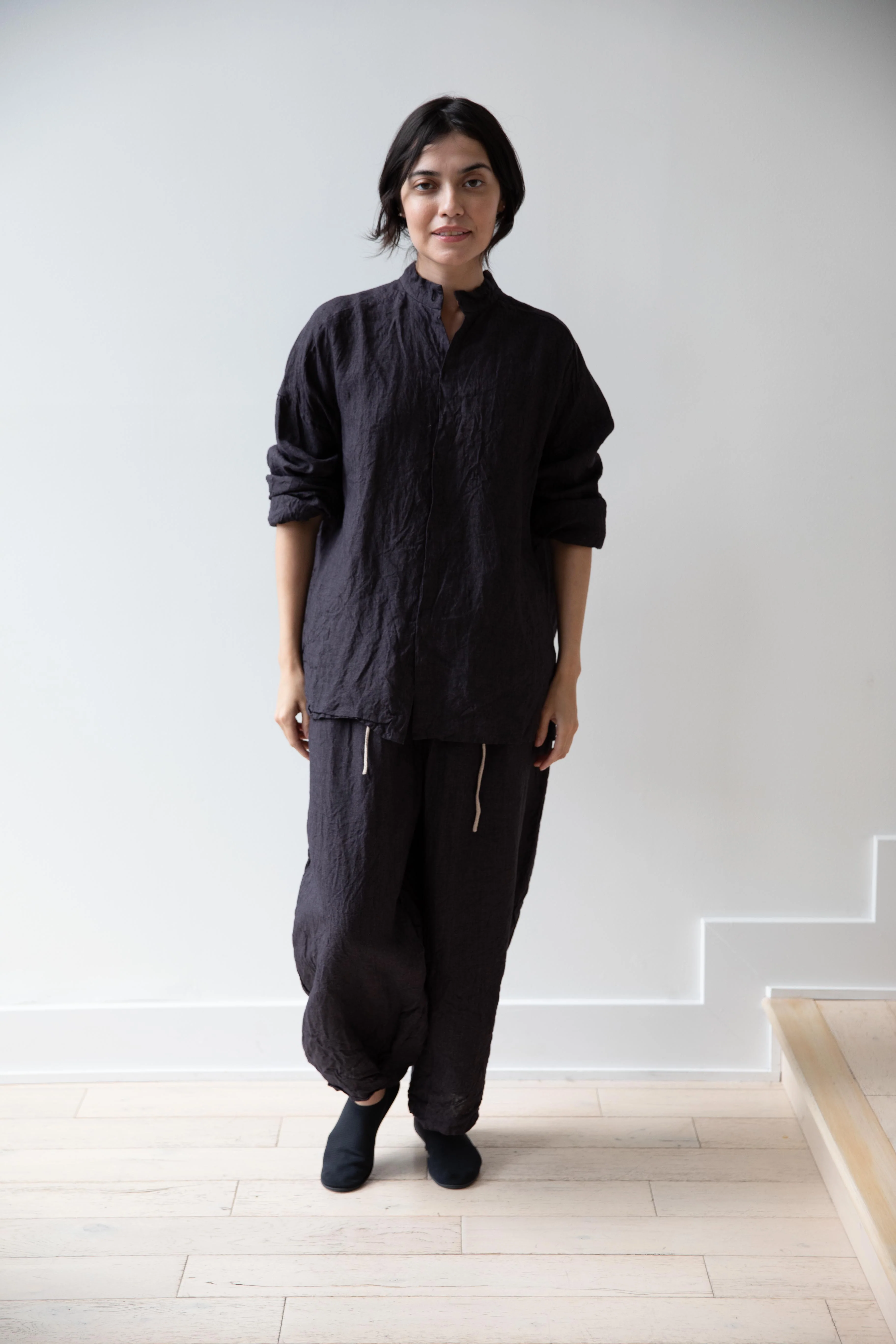 Risa Nakamura | Wide Trousers in Black - Image 14