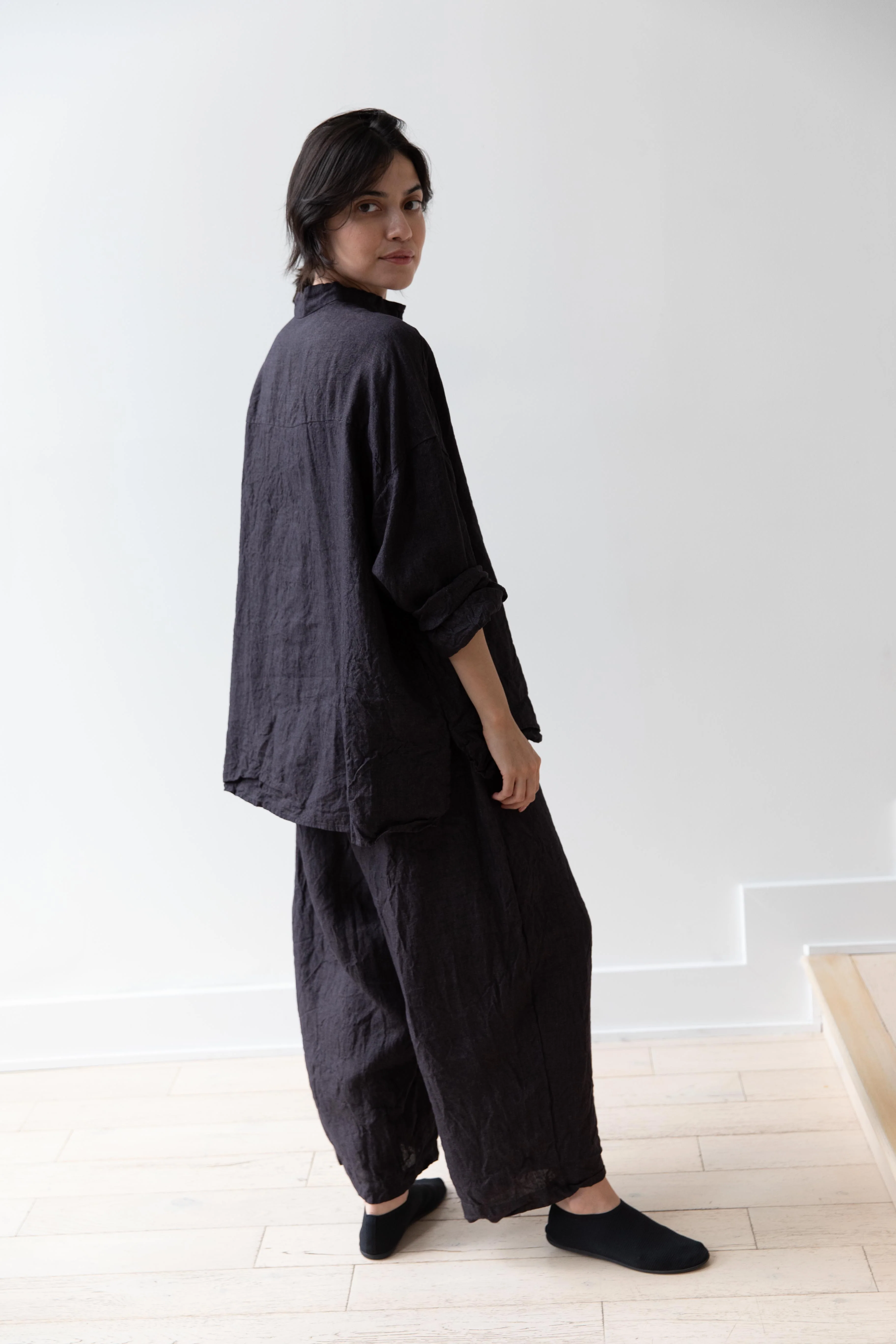 Risa Nakamura | Wide Trousers in Black - Image 20