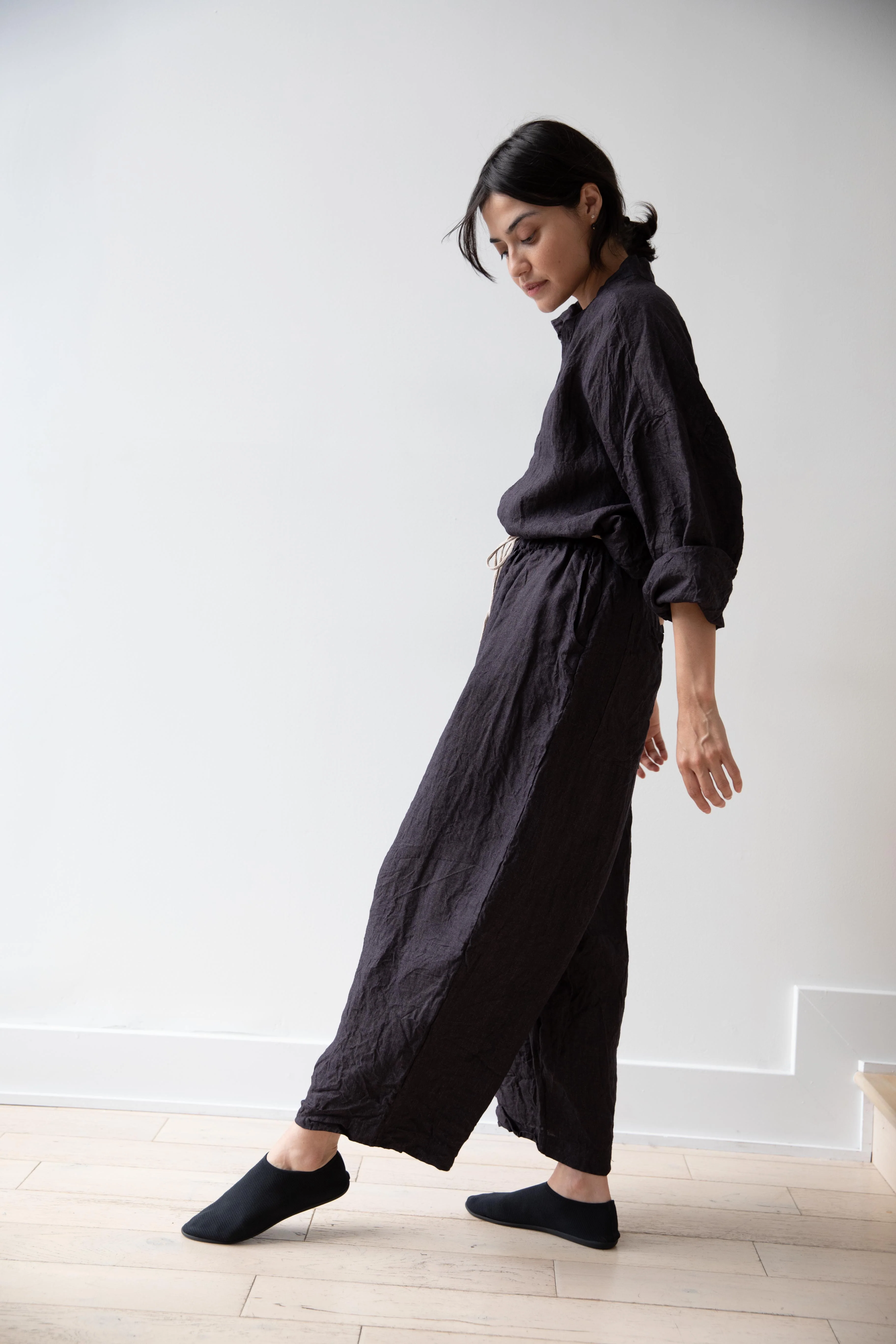 Risa Nakamura | Wide Trousers in Black - Image 31