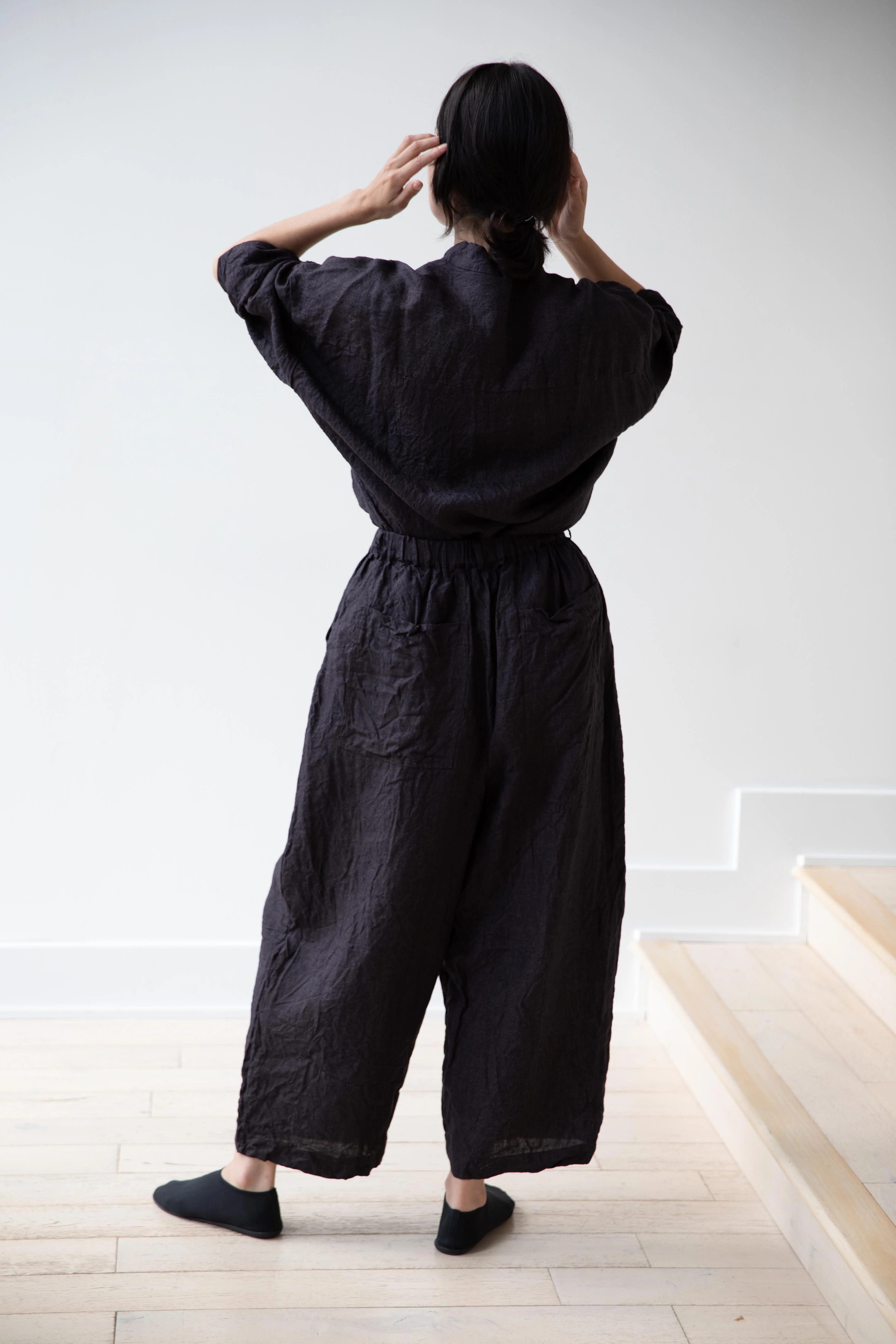 Risa Nakamura | Wide Trousers in Black - Image 40