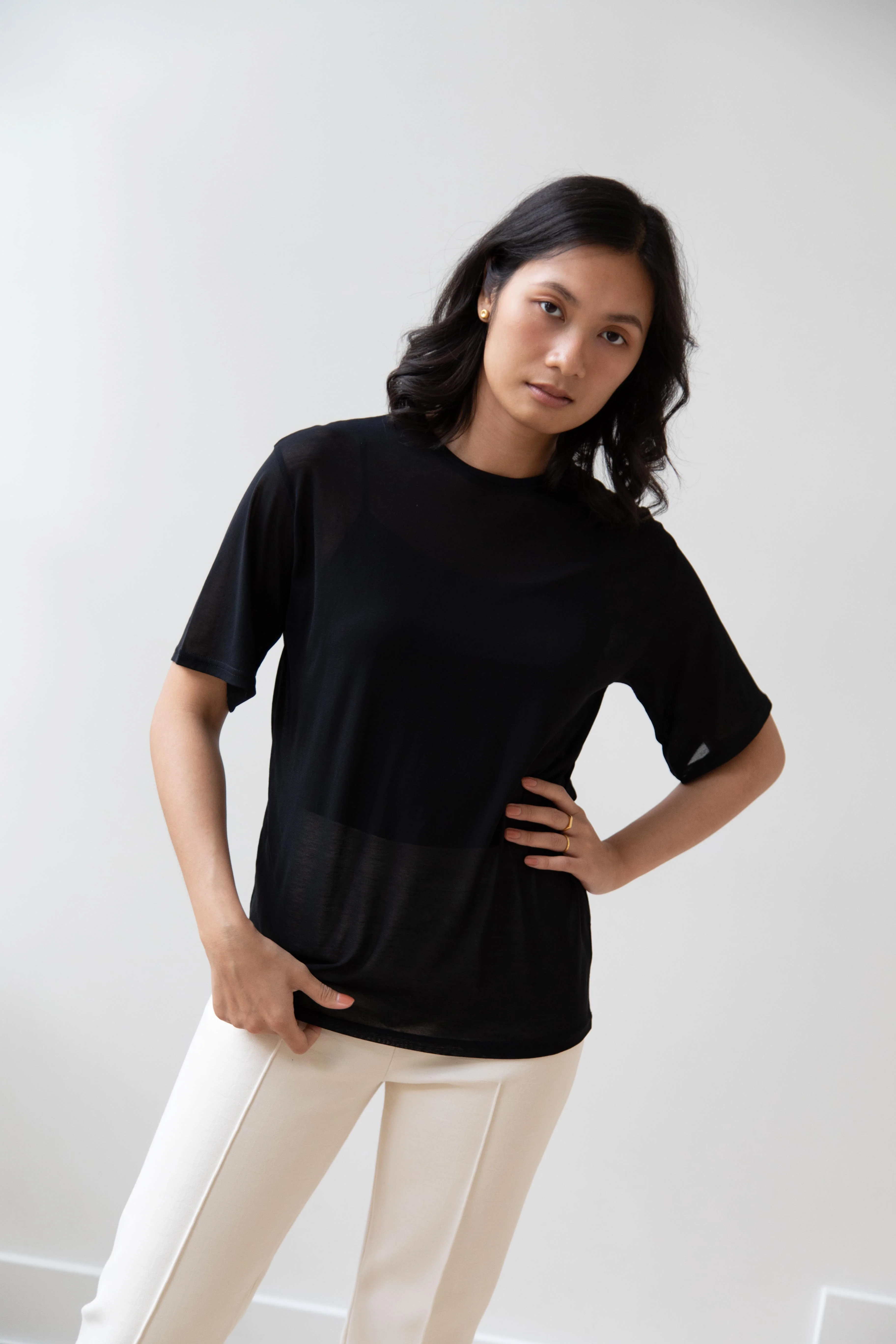 Robe de Peau | Relax T-Shirt in Black - Image 5