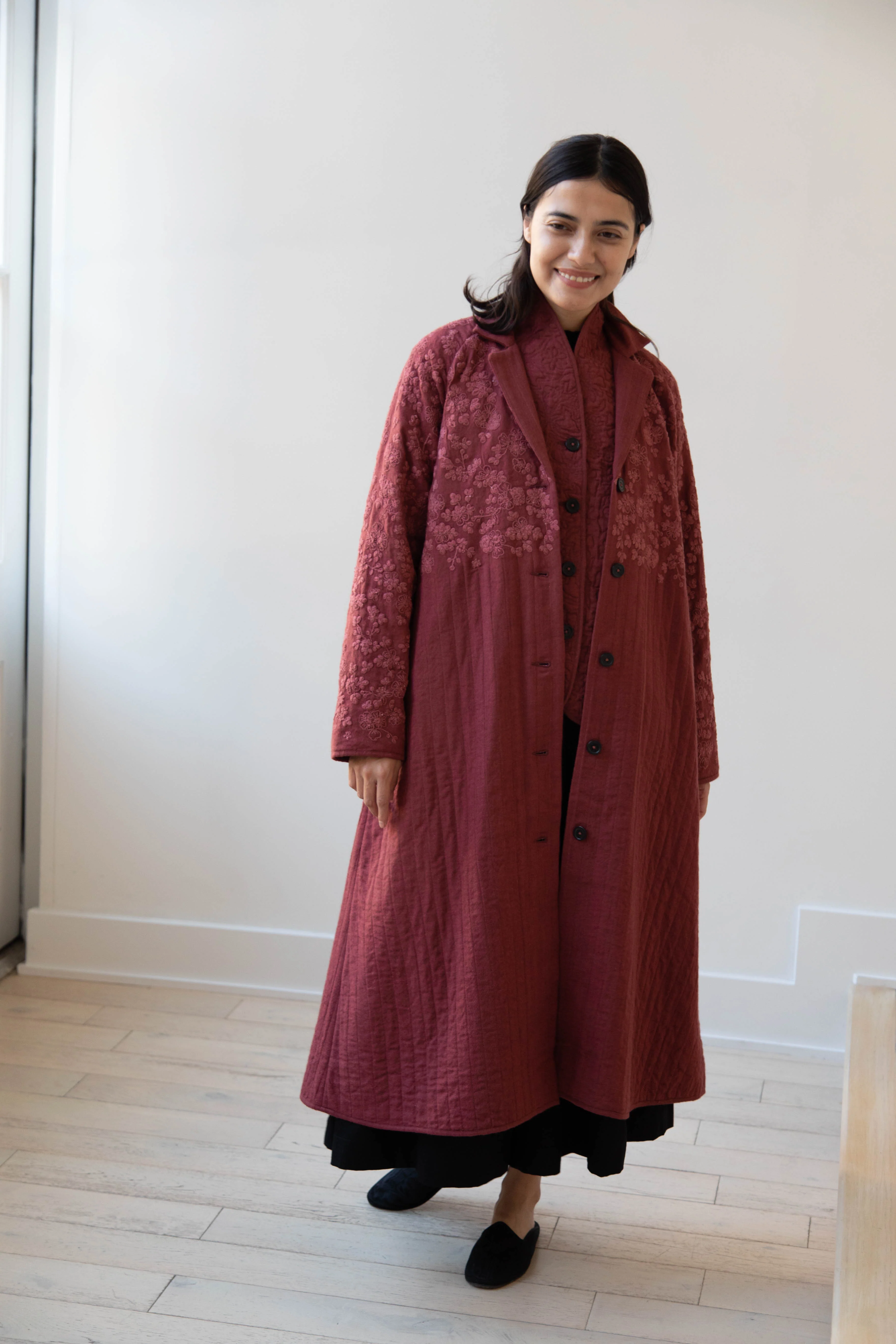 Rubia & Neel | Rita Coat in Dark Brick - Image 22