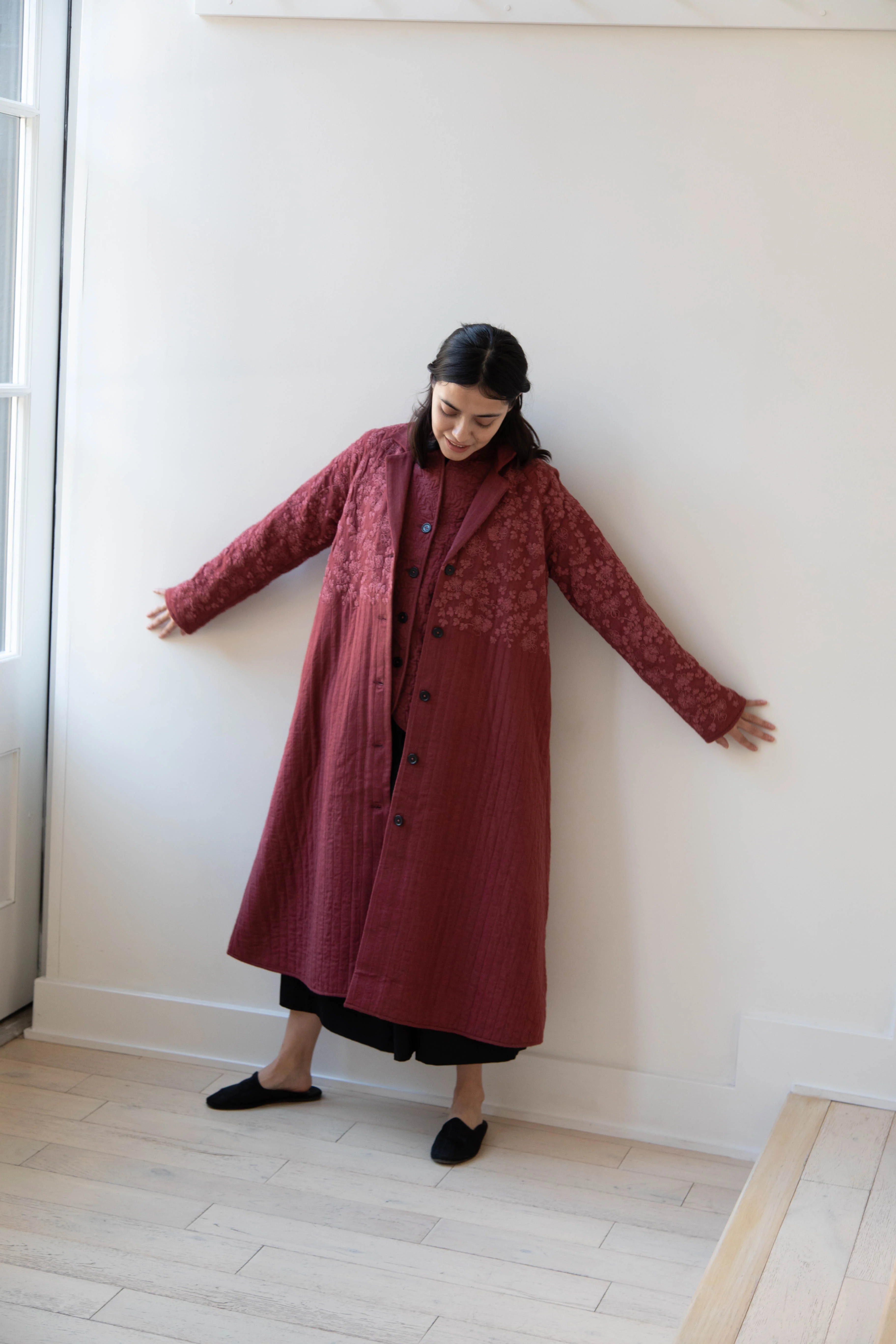 Rubia & Neel | Rita Coat in Dark Brick - Image 32