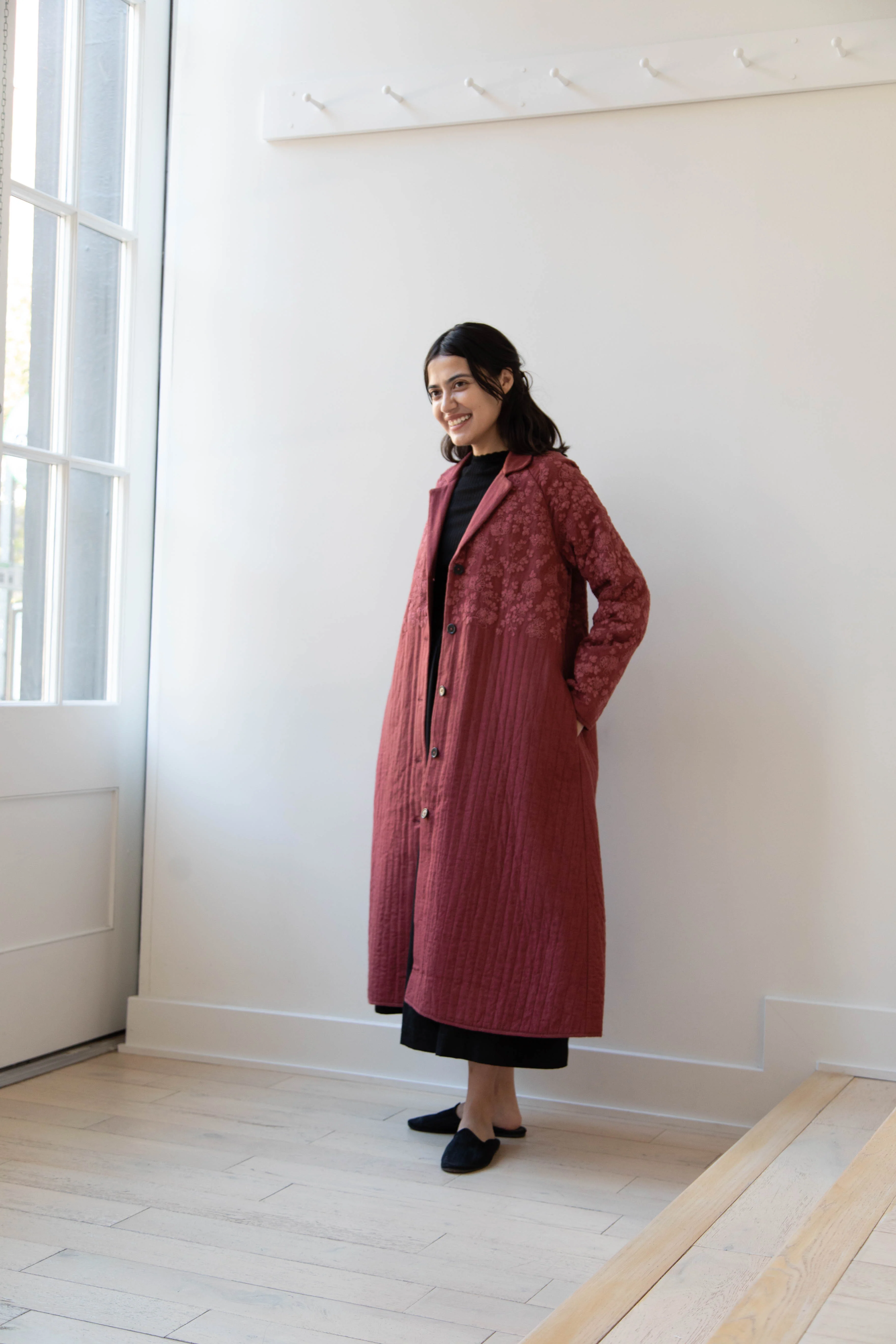 Rubia & Neel | Rita Coat in Dark Brick - Image 64