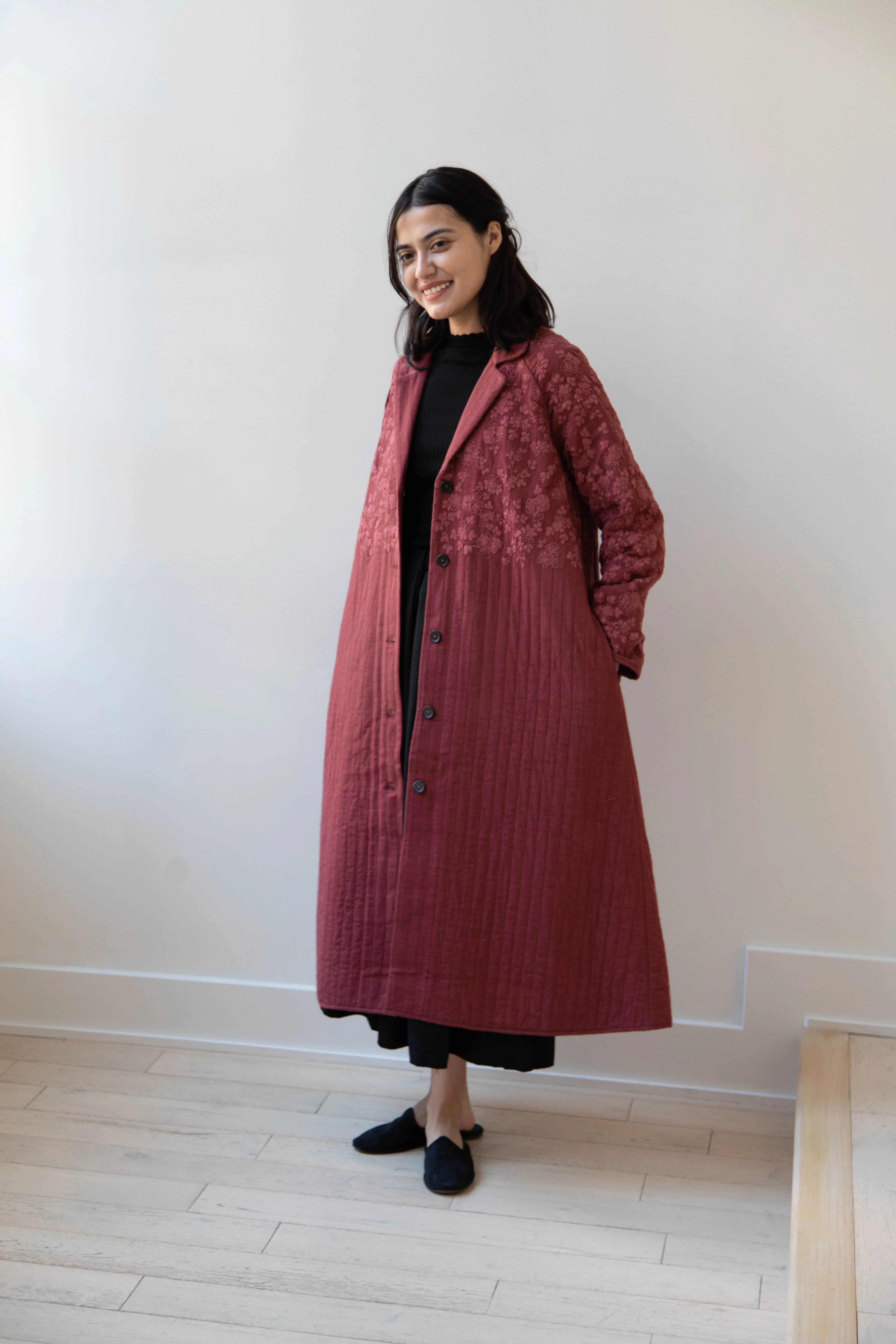 Rubia & Neel | Rita Coat in Dark Brick - Image 70