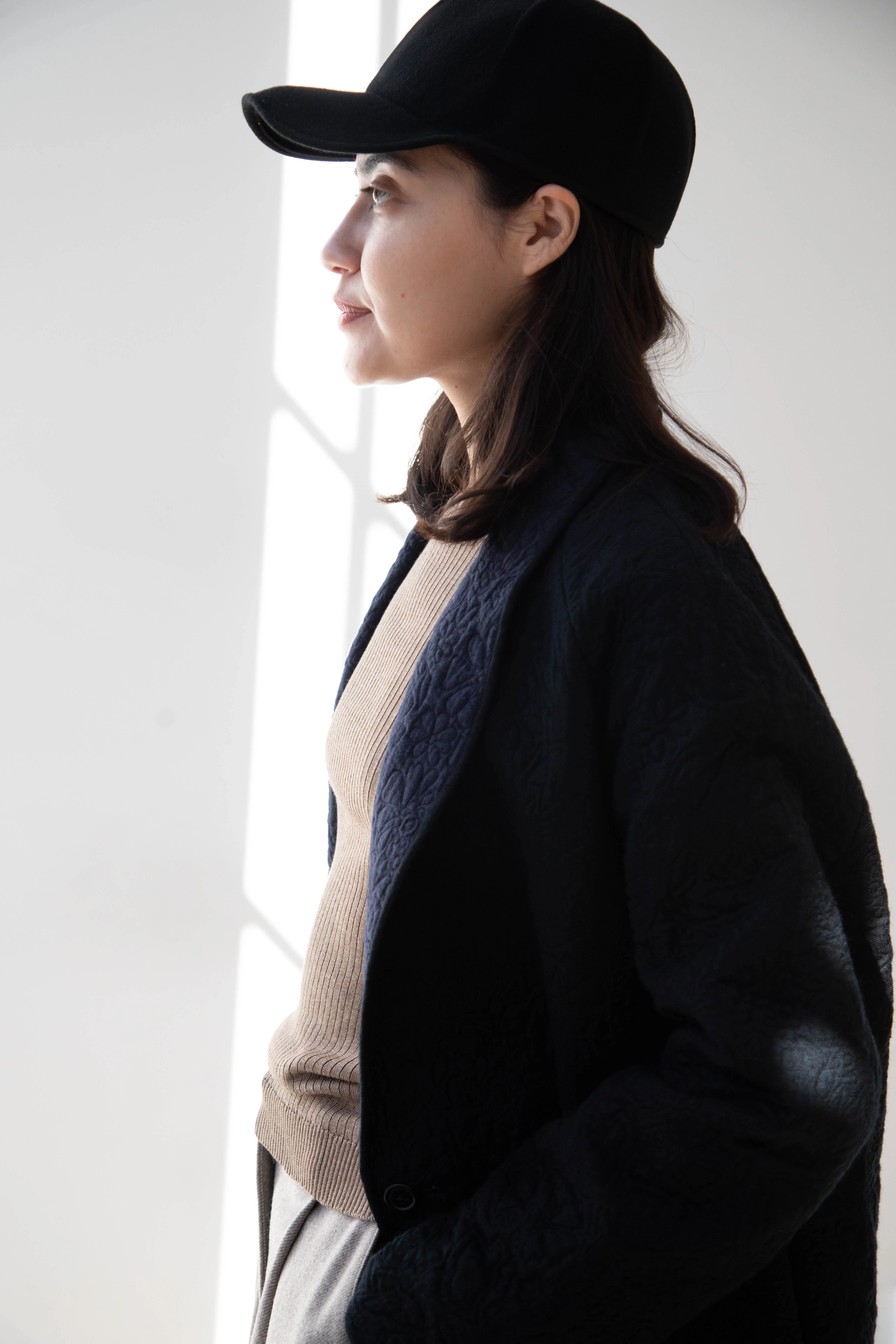 Rubia & Neel | Sofia Coat in Black & Indigo - Image 23