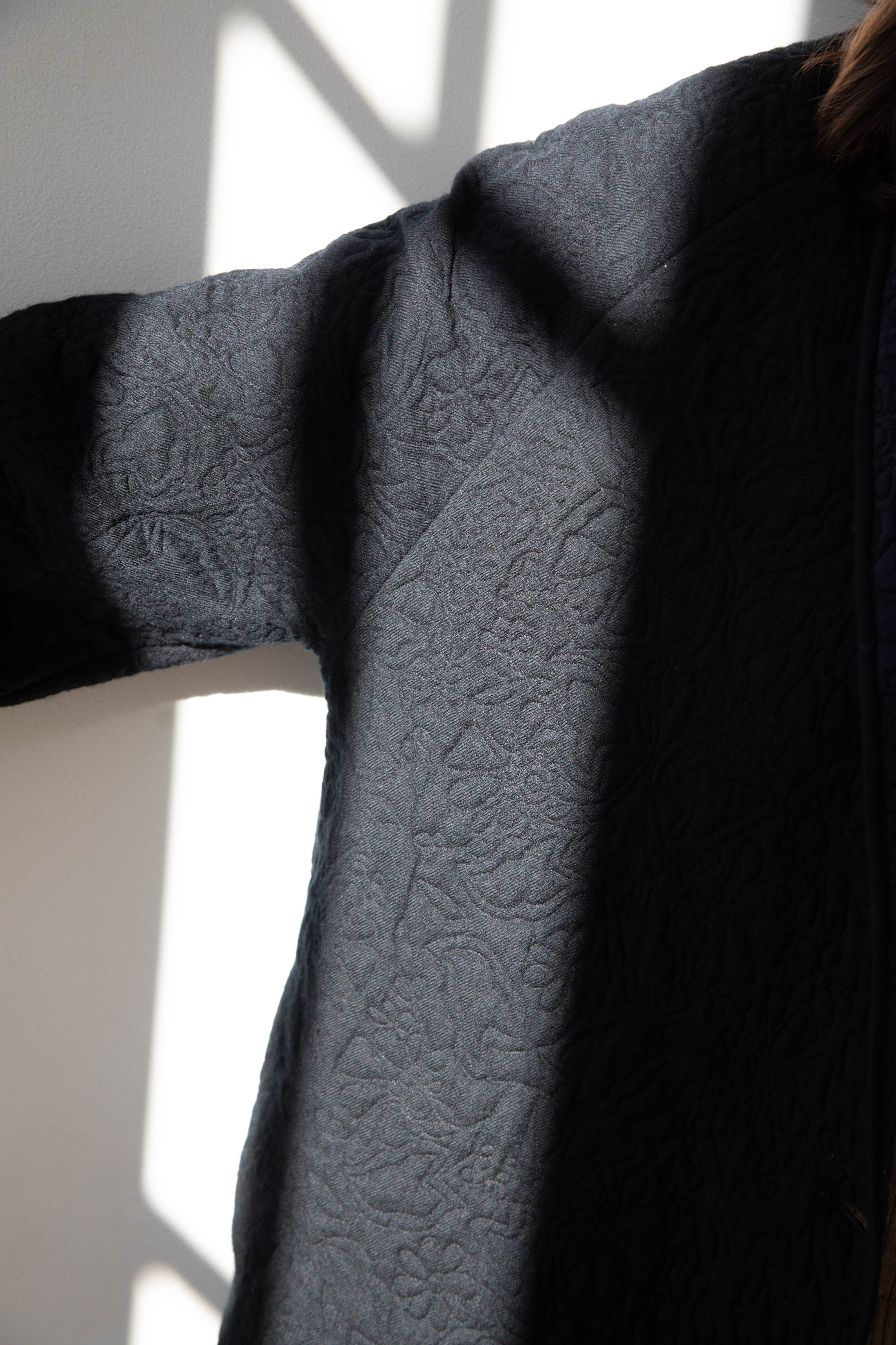 Rubia & Neel | Sofia Coat in Black & Indigo - Image 29