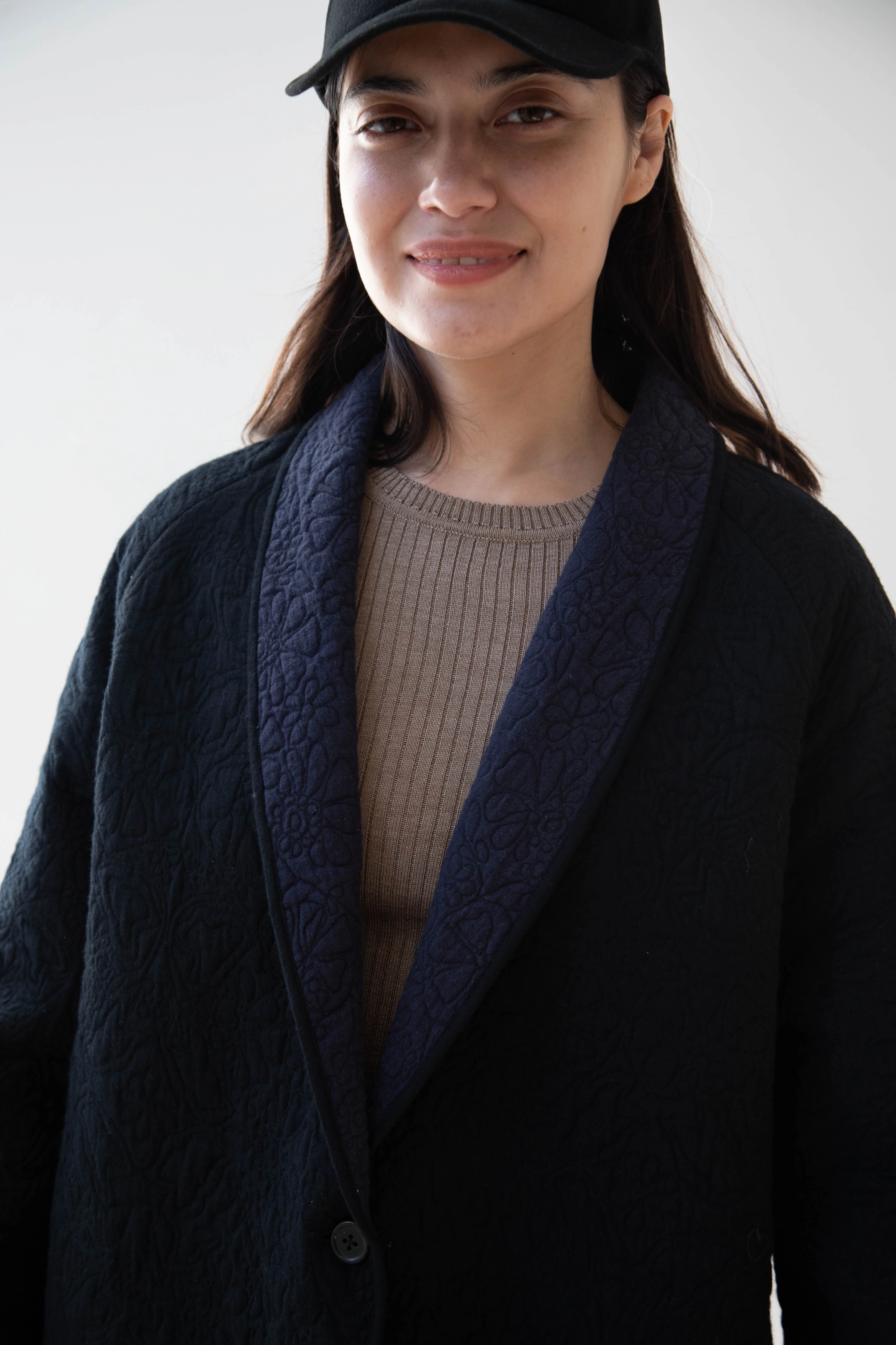 Rubia & Neel | Sofia Coat in Black & Indigo - Image 34