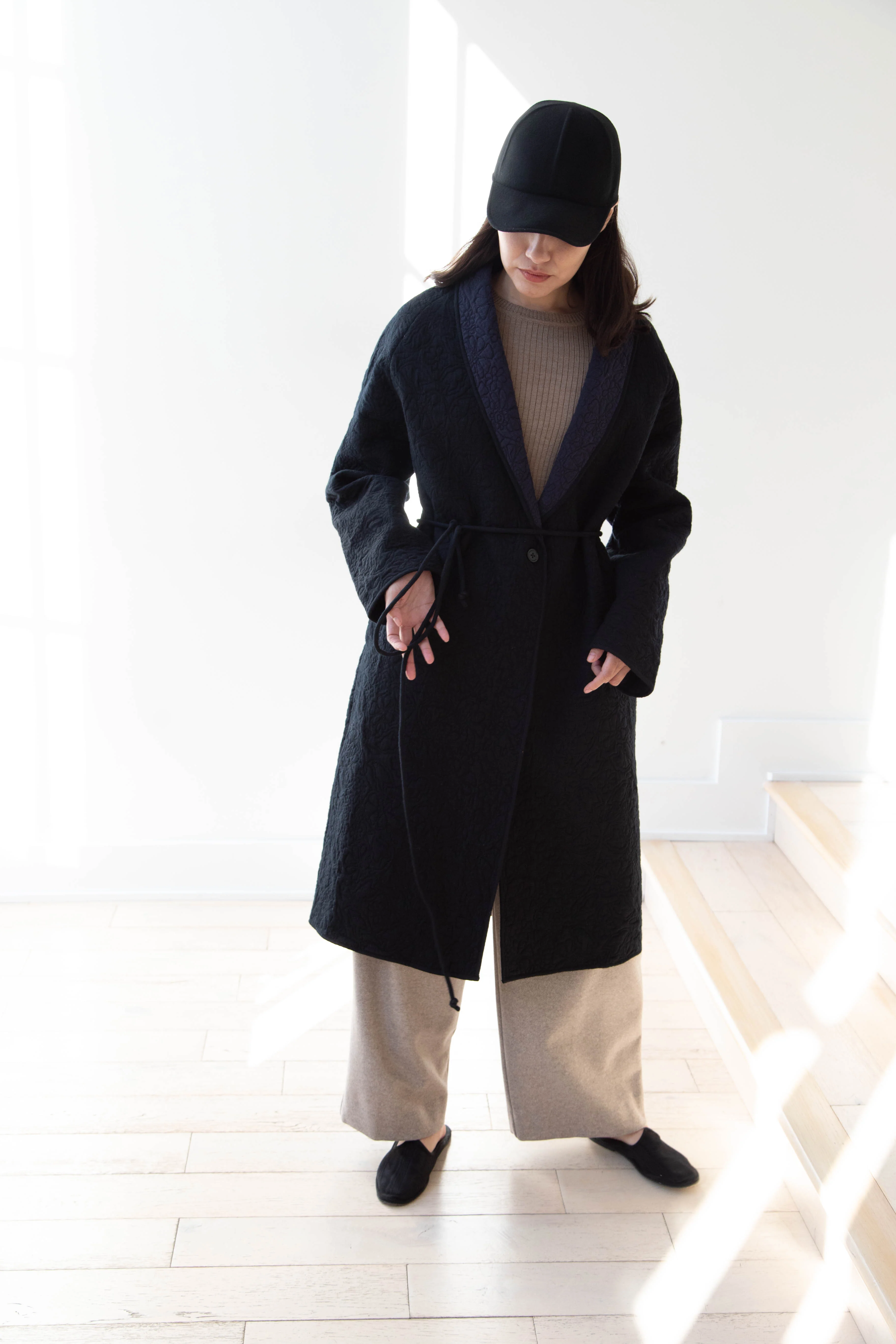 Rubia & Neel | Sofia Coat in Black & Indigo - Image 37