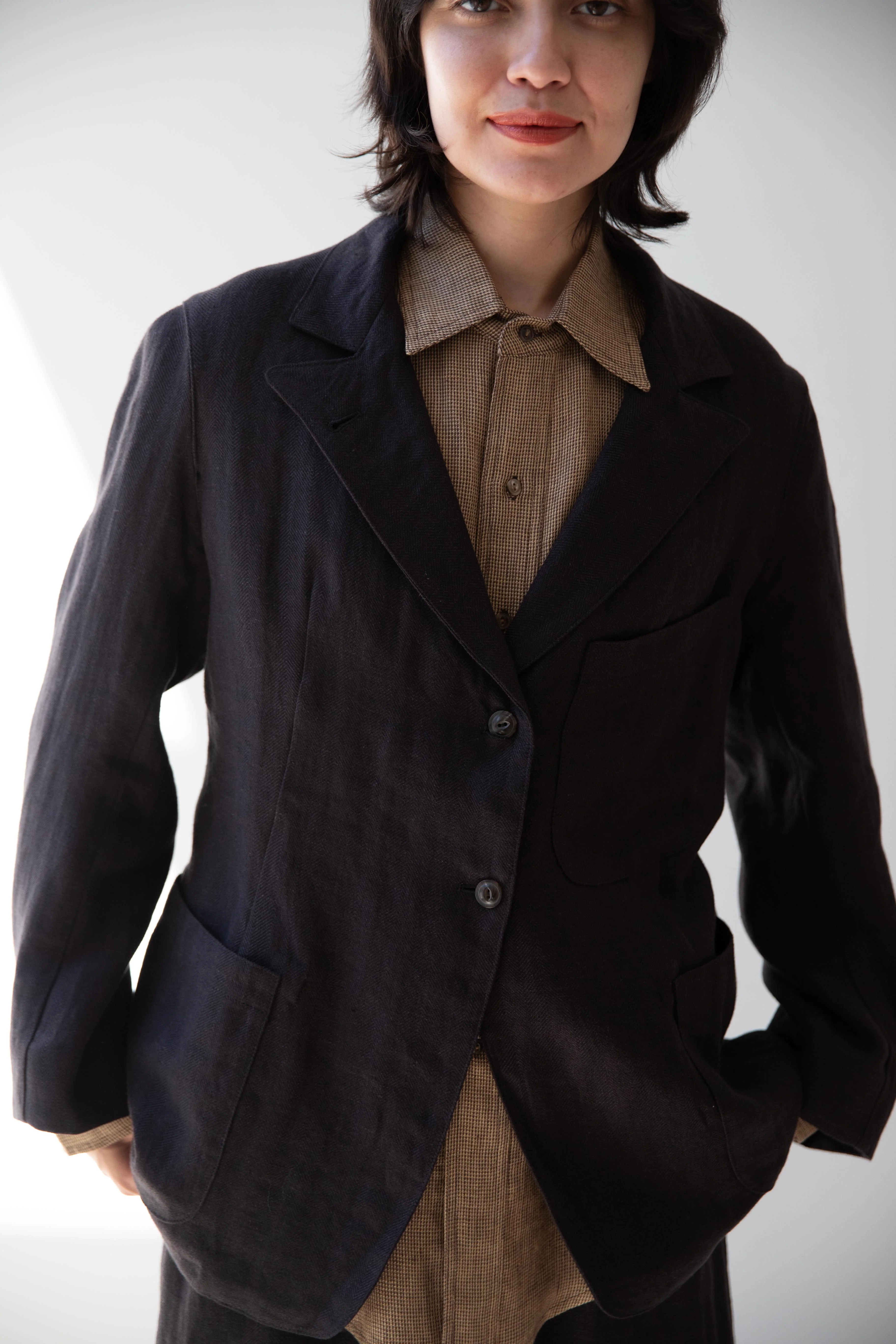 Samuel Snider | Fetherston Jacket in Black Herringbone - Image 23
