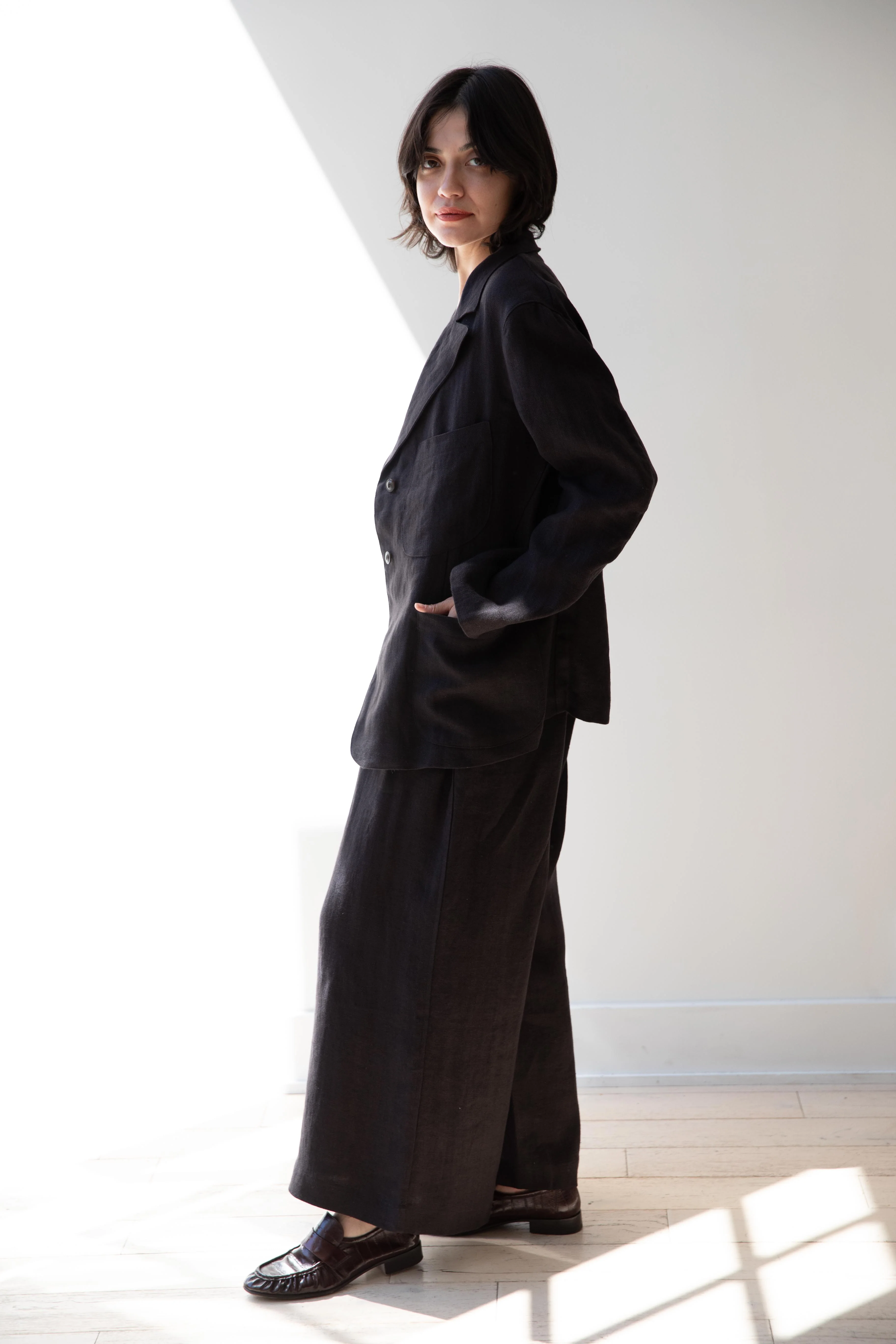 Samuel Snider | Fetherston Jacket in Black Herringbone - Image 34