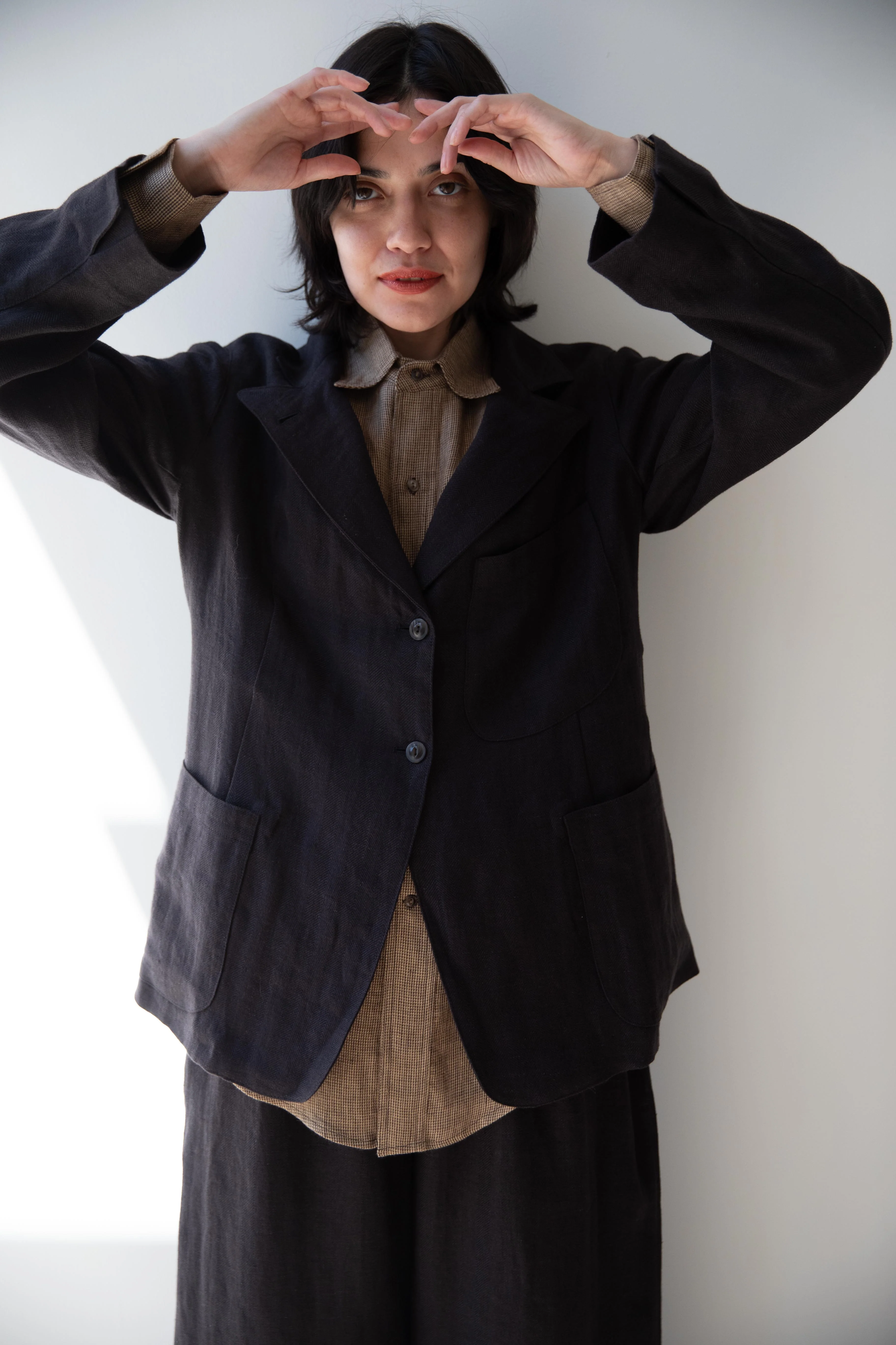 Samuel Snider | Fetherston Jacket in Black Herringbone - Image 7