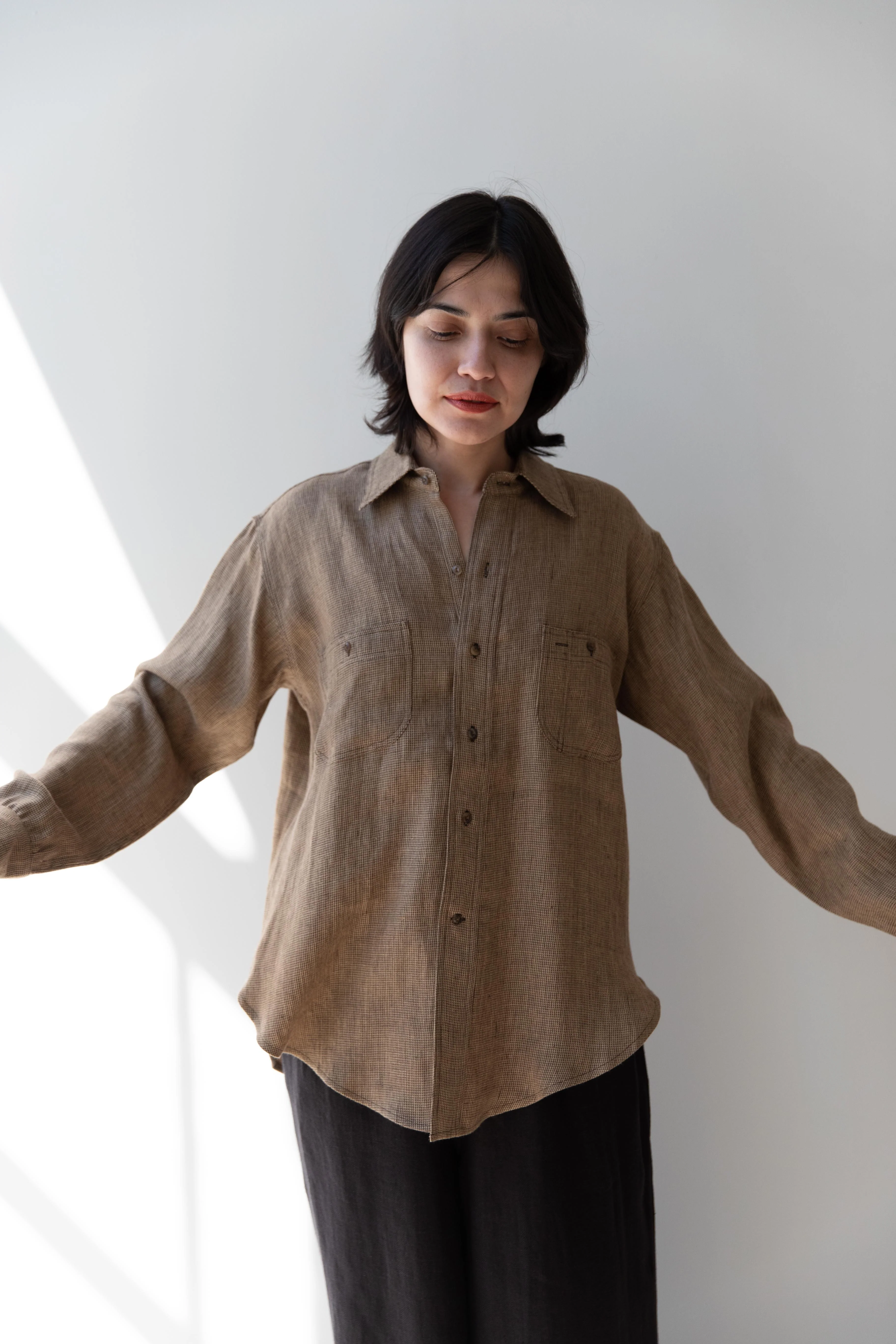 Samuel Snider | Lolo Shirt in Miniature Houndstooth - Image 23