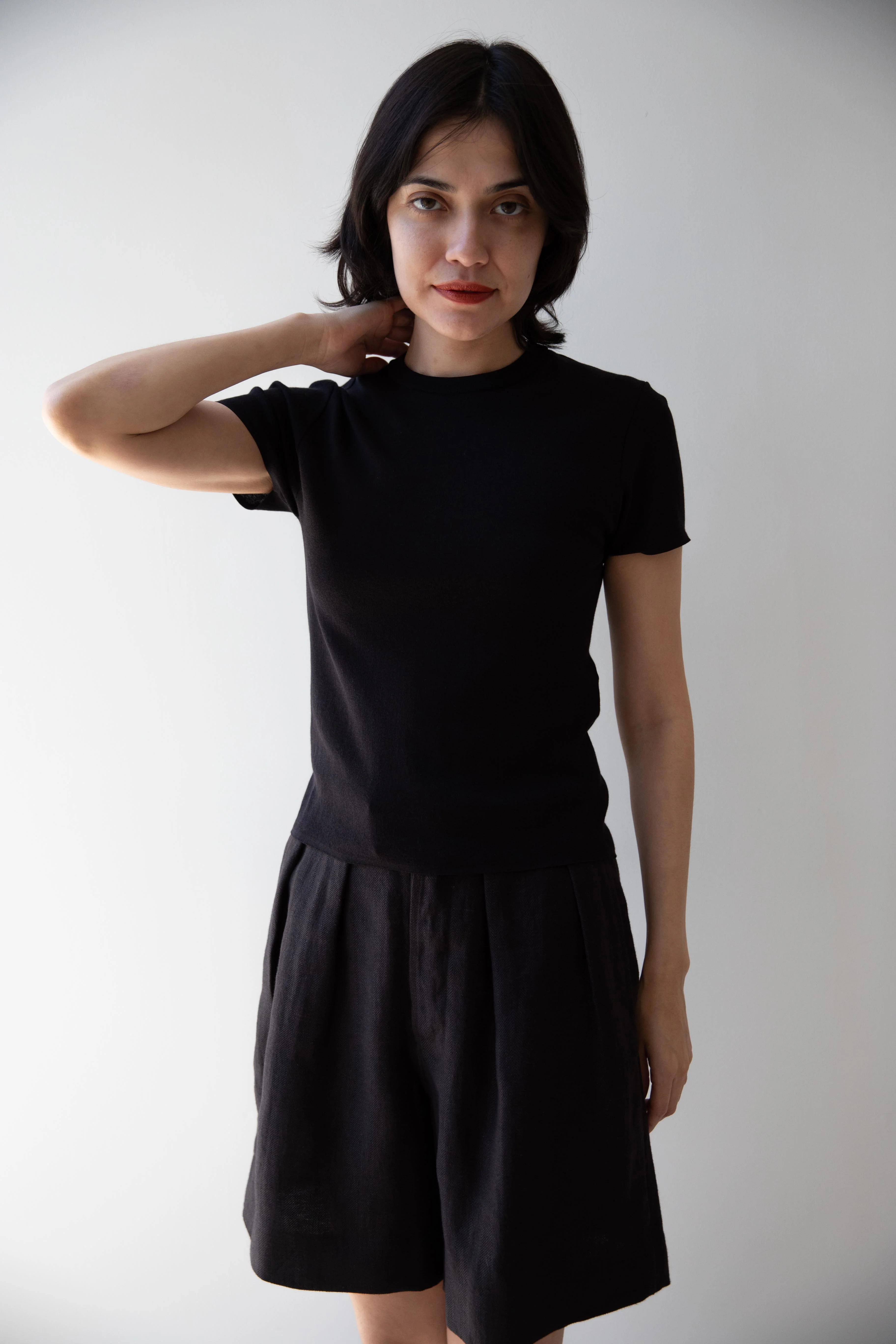 Samuel Snider | Triangle Shorts in Black Herringbone - Image 13