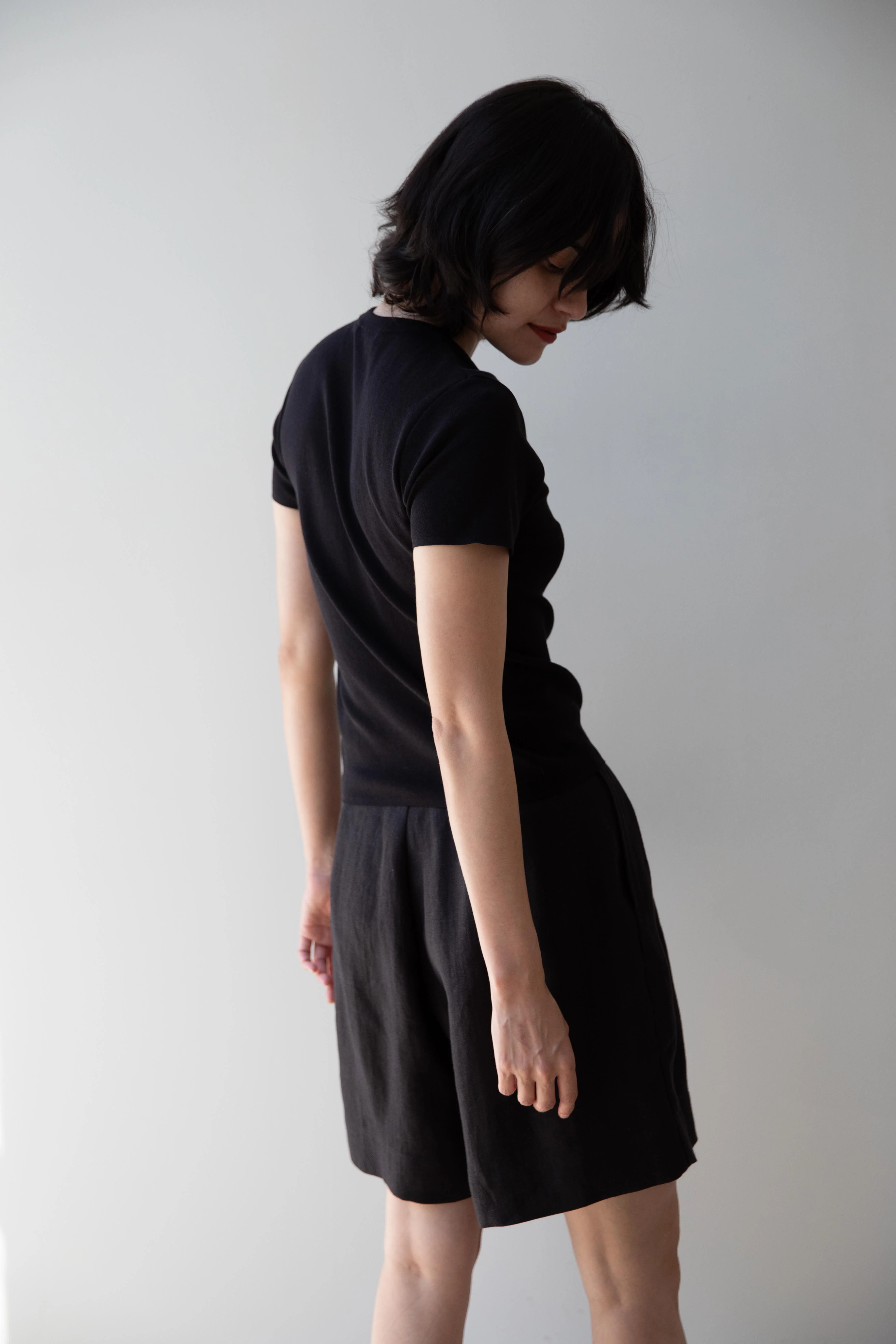 Samuel Snider | Triangle Shorts in Black Herringbone - Image 20