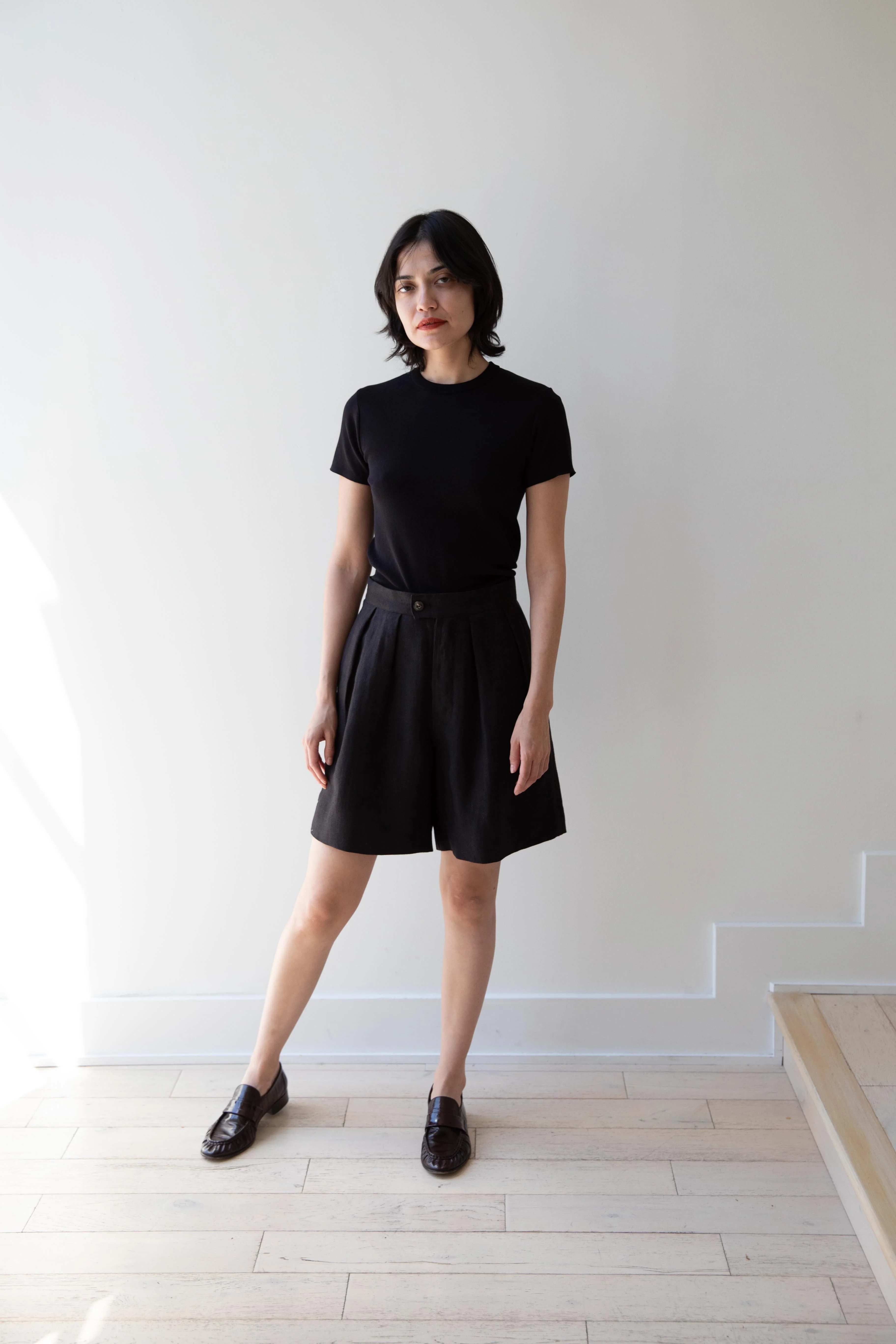 Samuel Snider | Triangle Shorts in Black Herringbone - Image 32