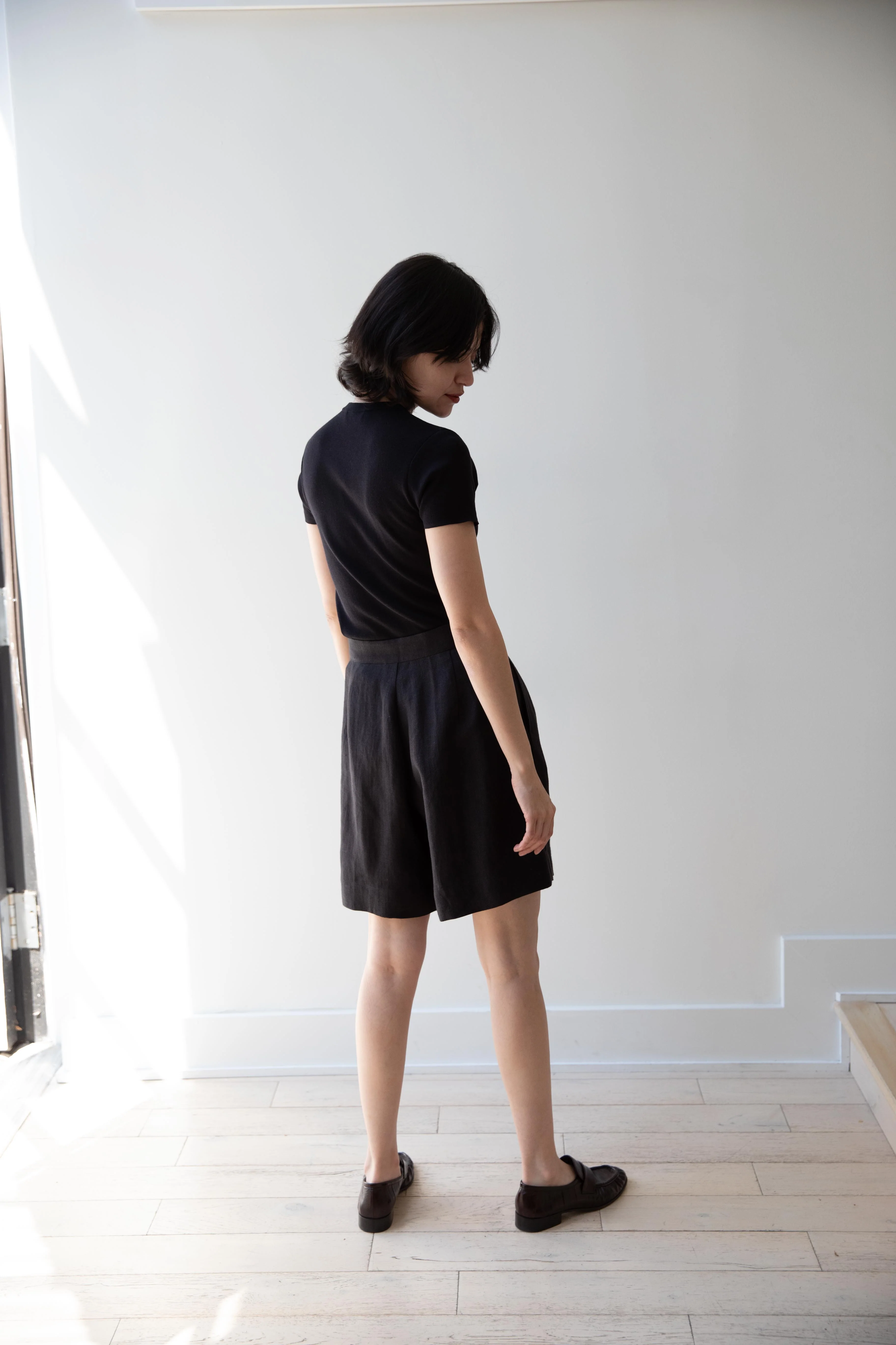 Samuel Snider | Triangle Shorts in Black Herringbone - Image 36
