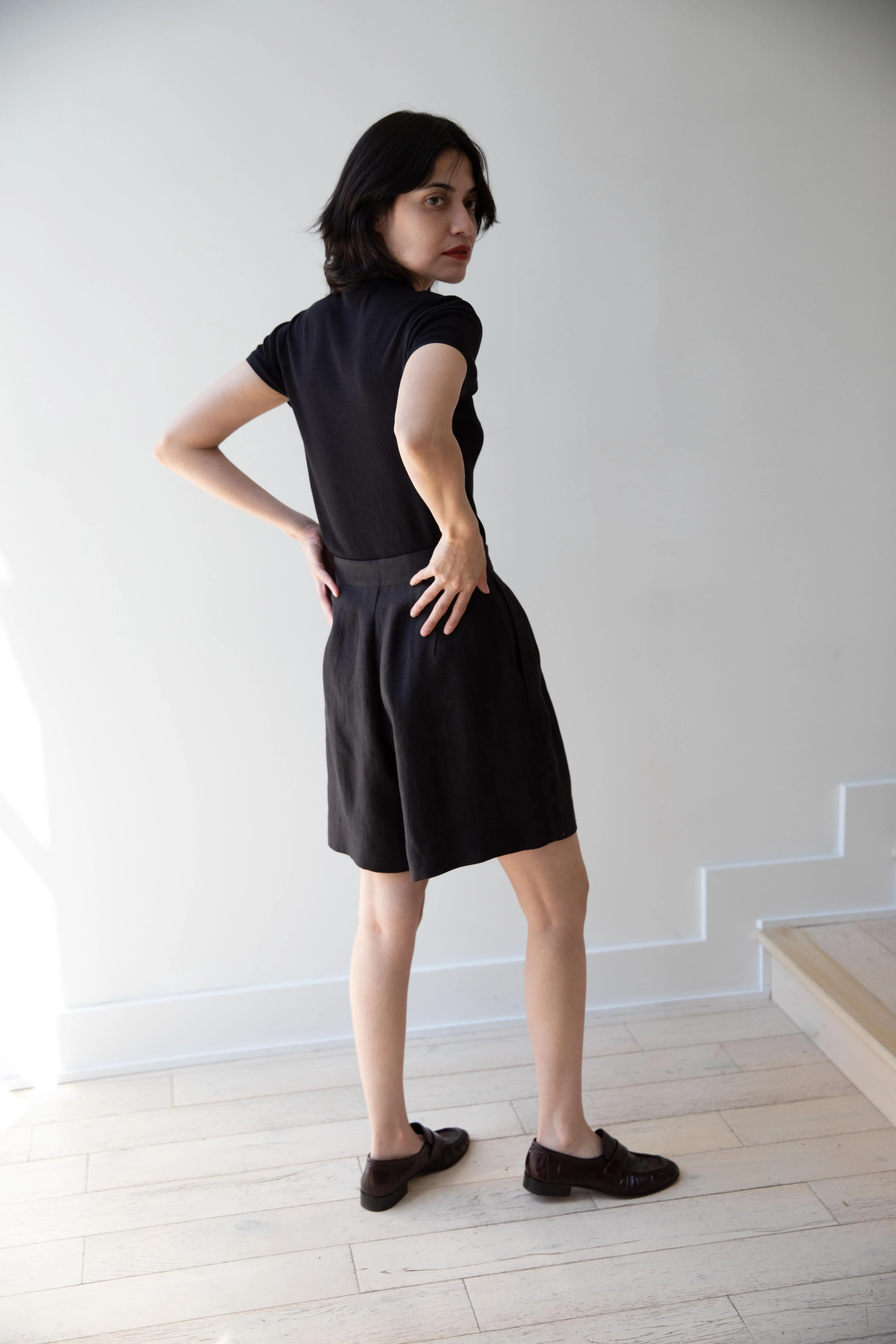 Samuel Snider | Triangle Shorts in Black Herringbone - Image 37