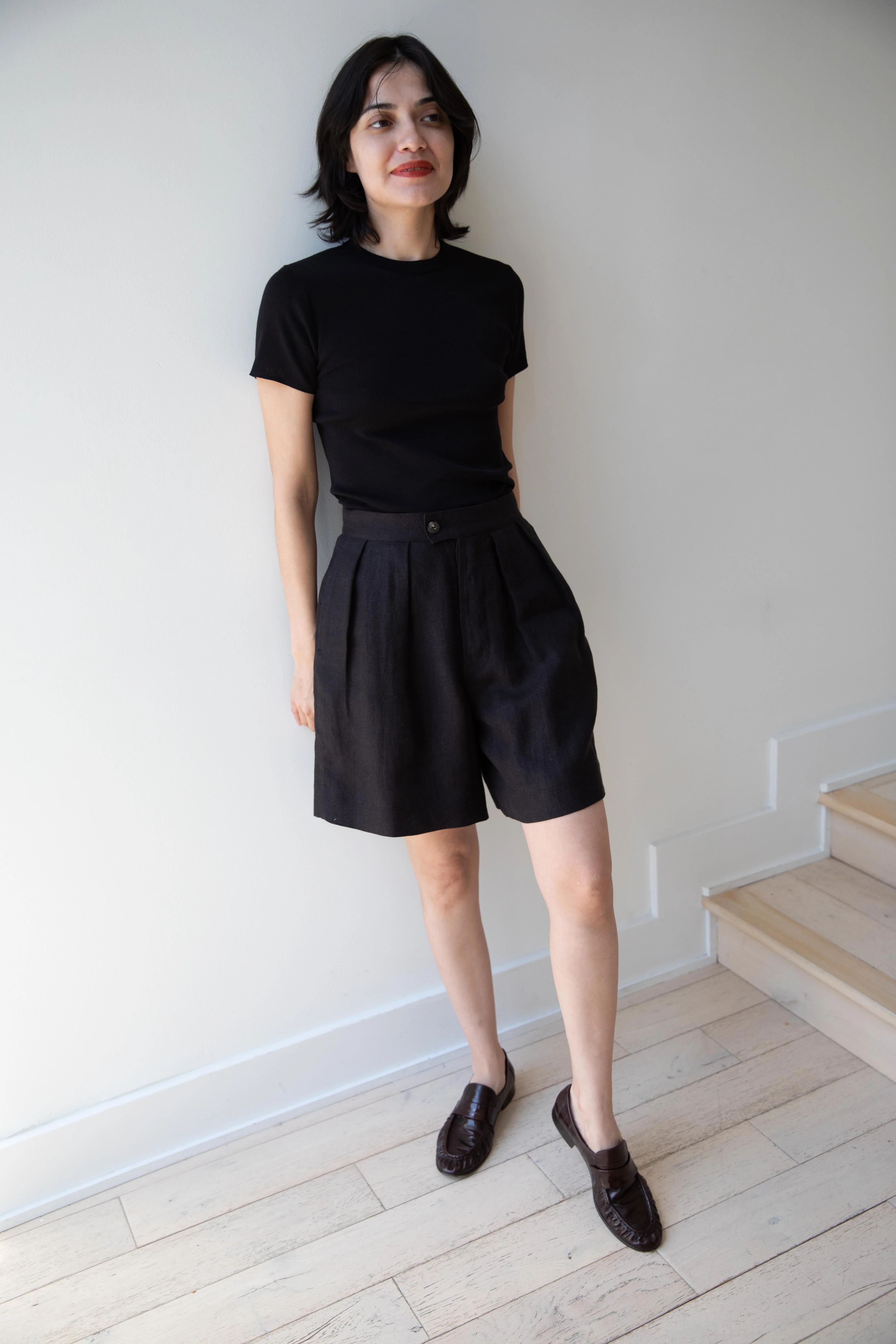 Samuel Snider | Triangle Shorts in Black Herringbone - Image 38