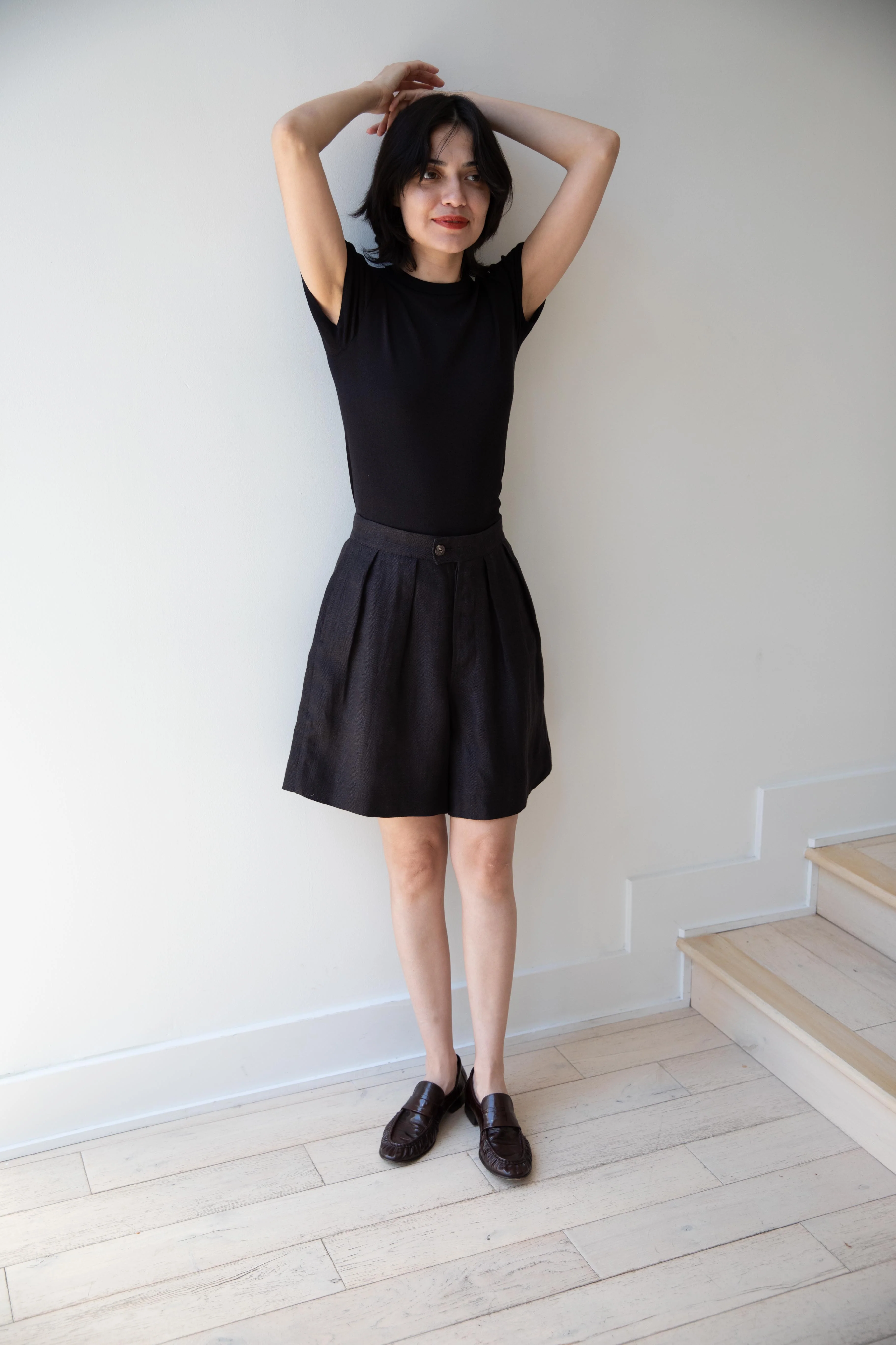 Samuel Snider | Triangle Shorts in Black Herringbone - Image 39