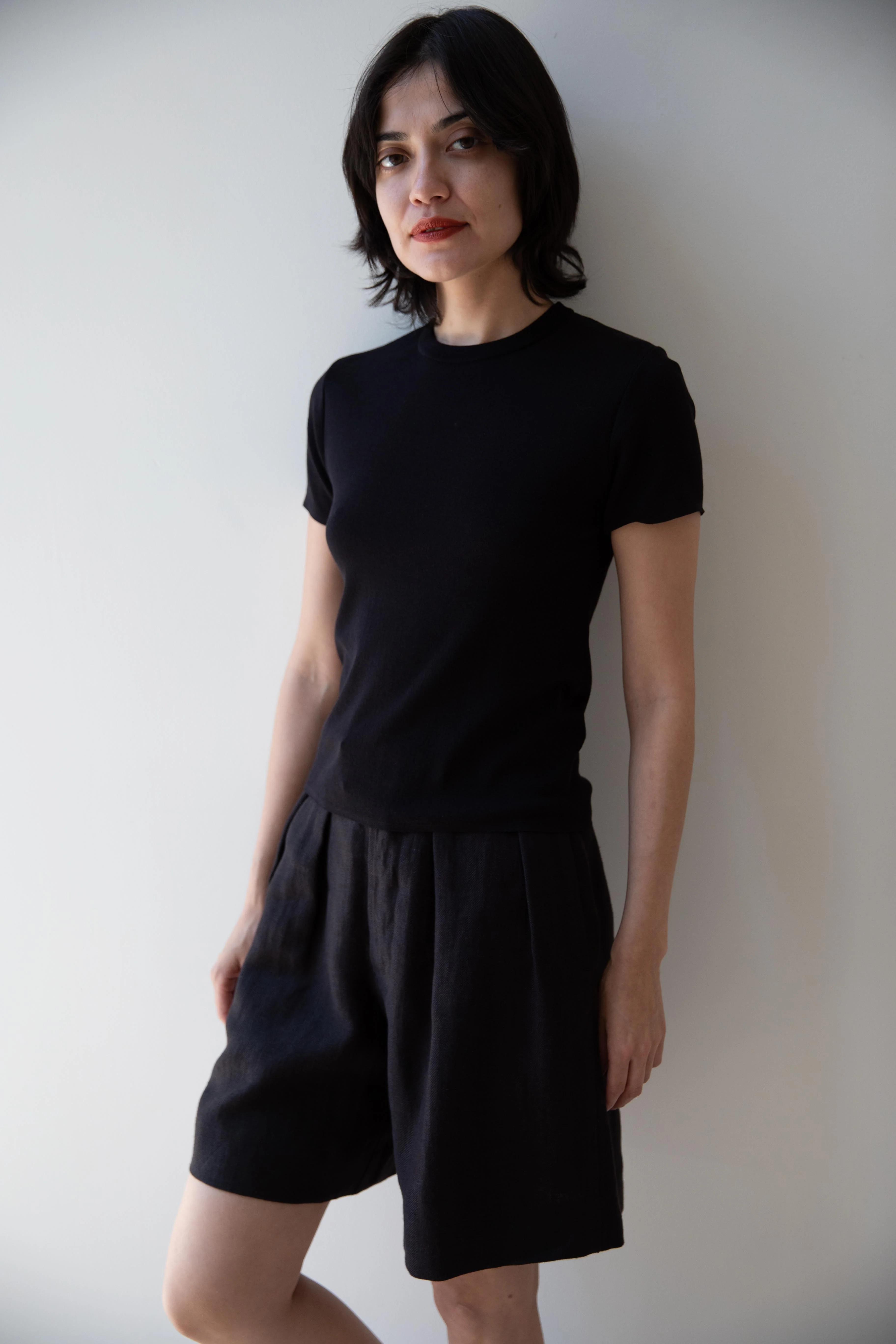 Samuel Snider | Triangle Shorts in Black Herringbone - Image 9