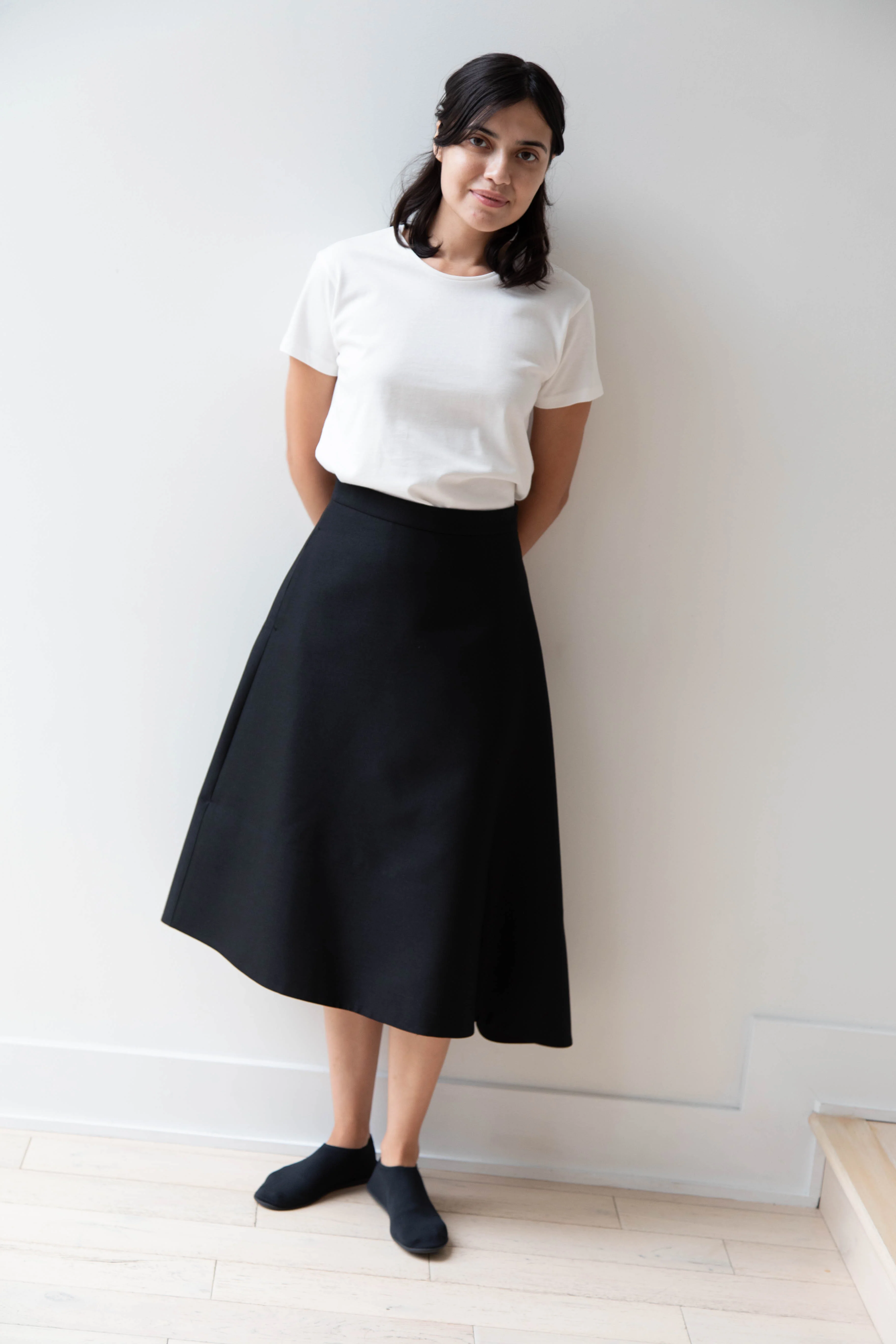 Sandbeige | Birkin Skirt in Black - Image 16