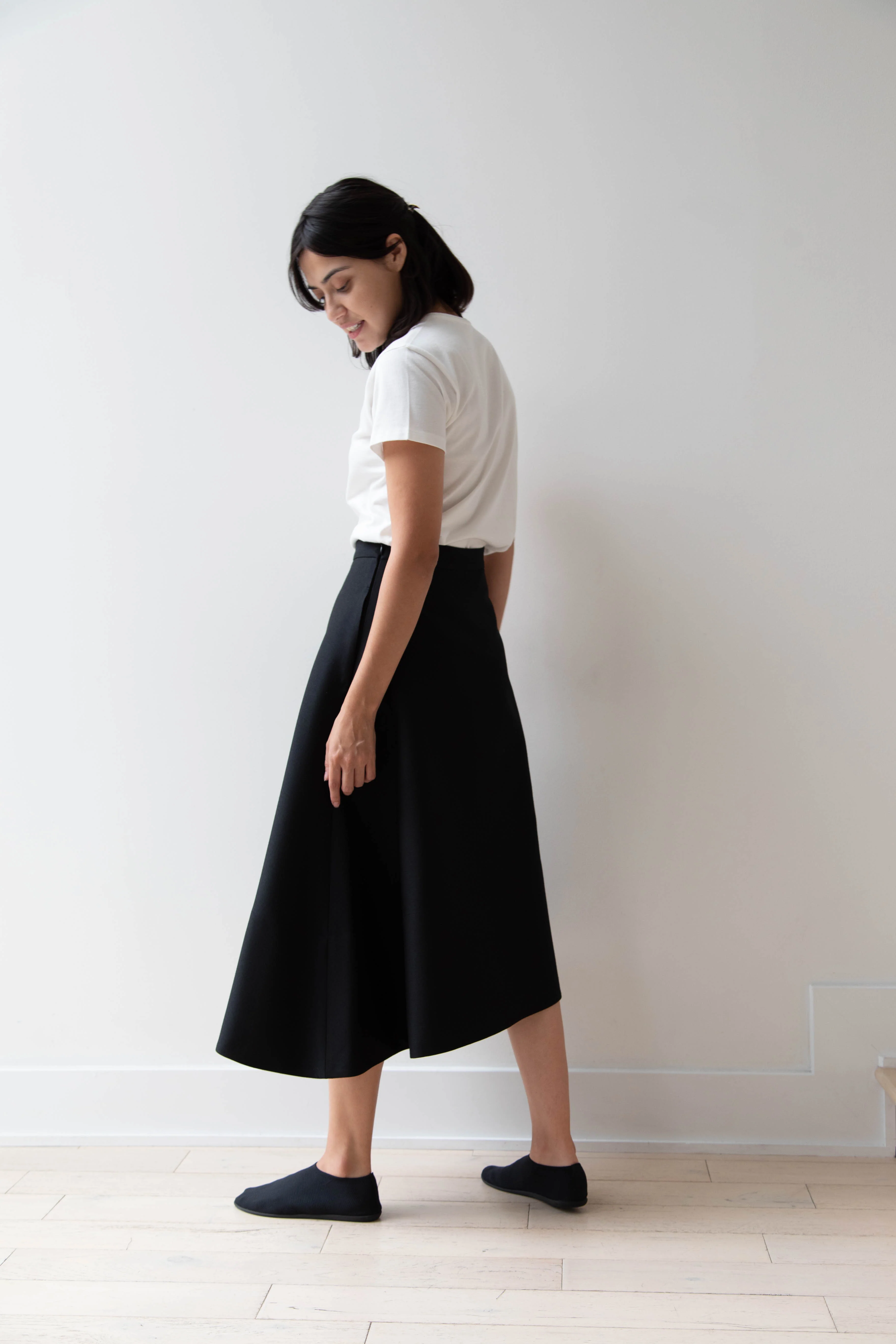 Sandbeige | Birkin Skirt in Black - Image 31