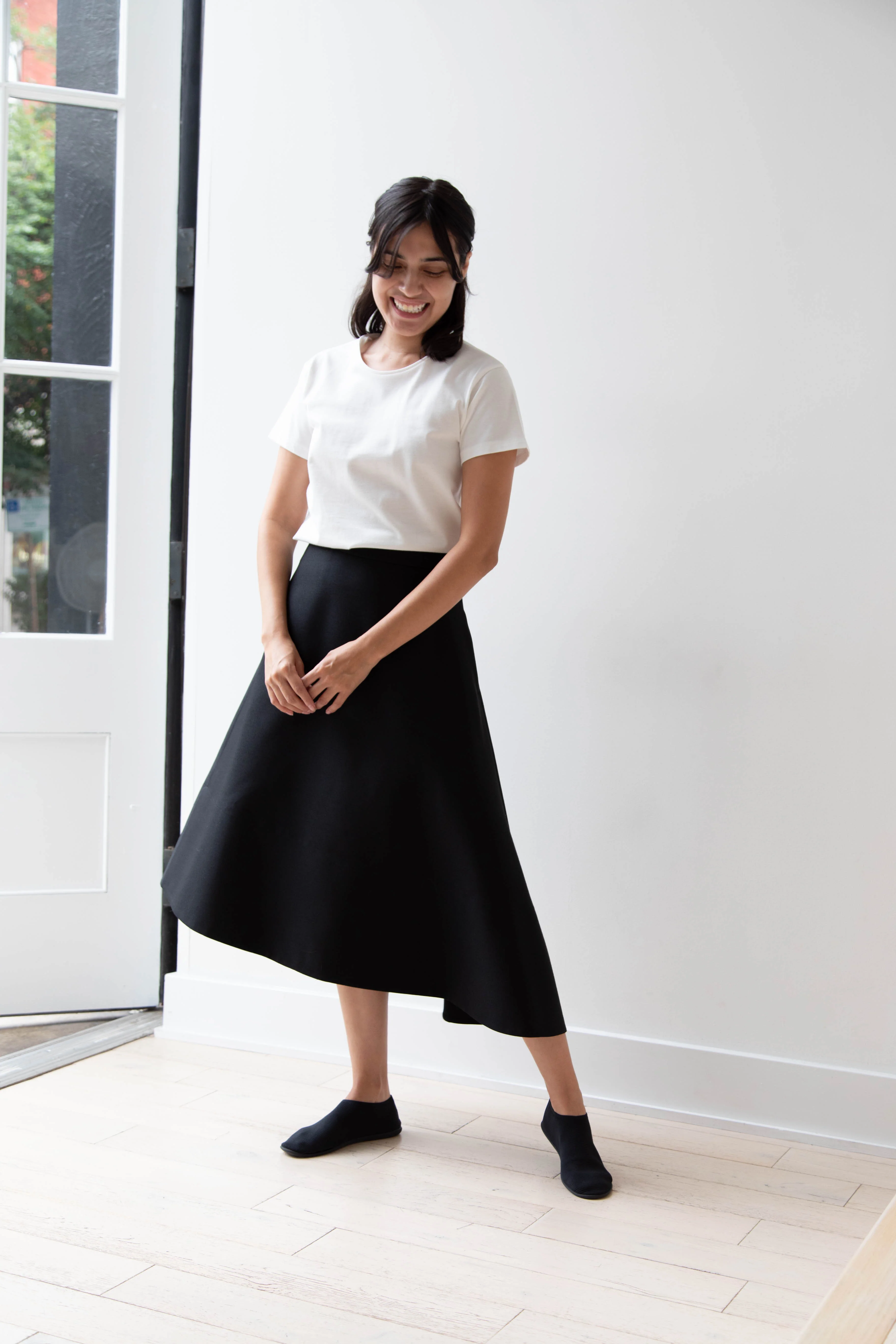 Sandbeige | Birkin Skirt in Black - Image 34