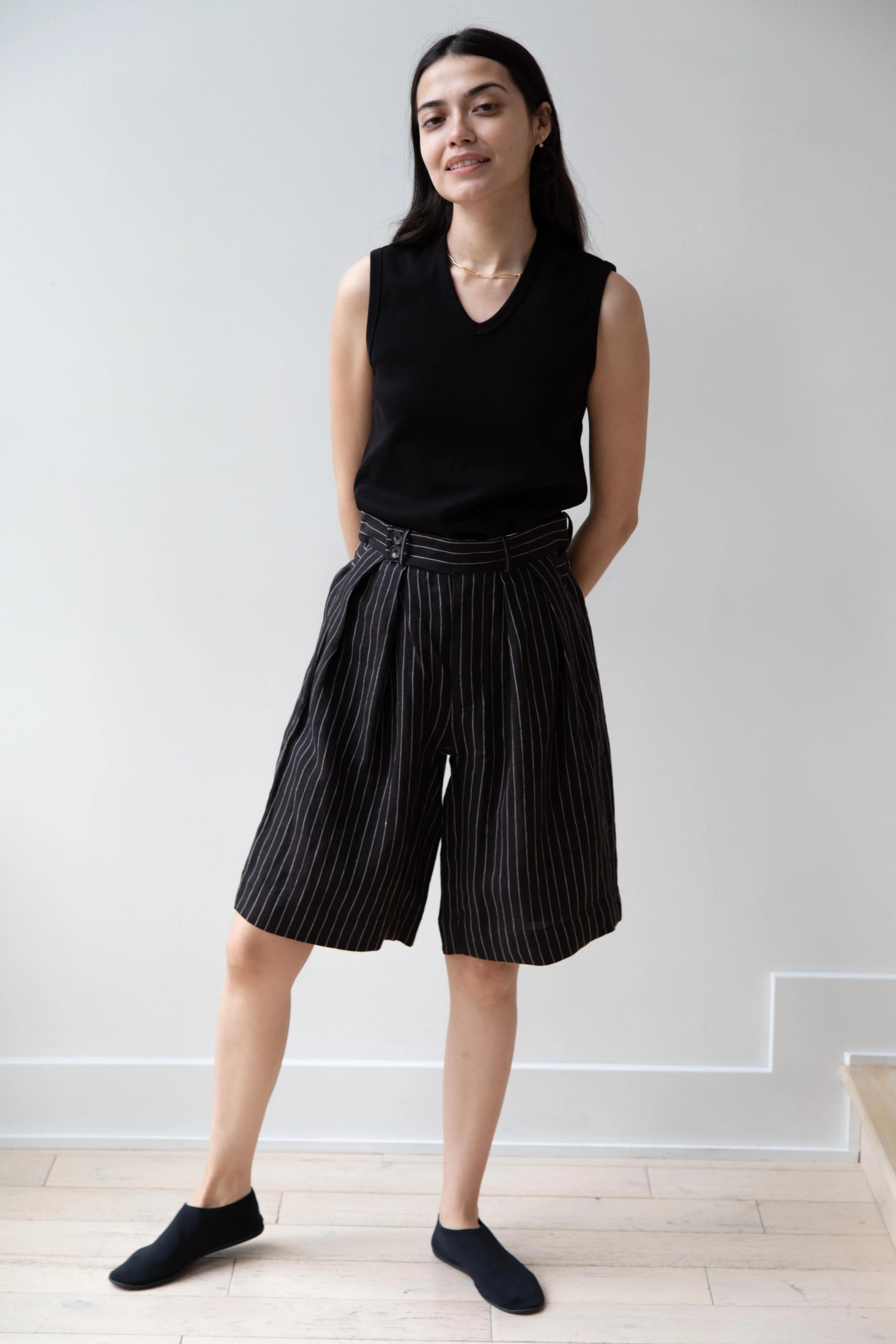 Seventyfive | College Short in Zebra Linen - Image 4