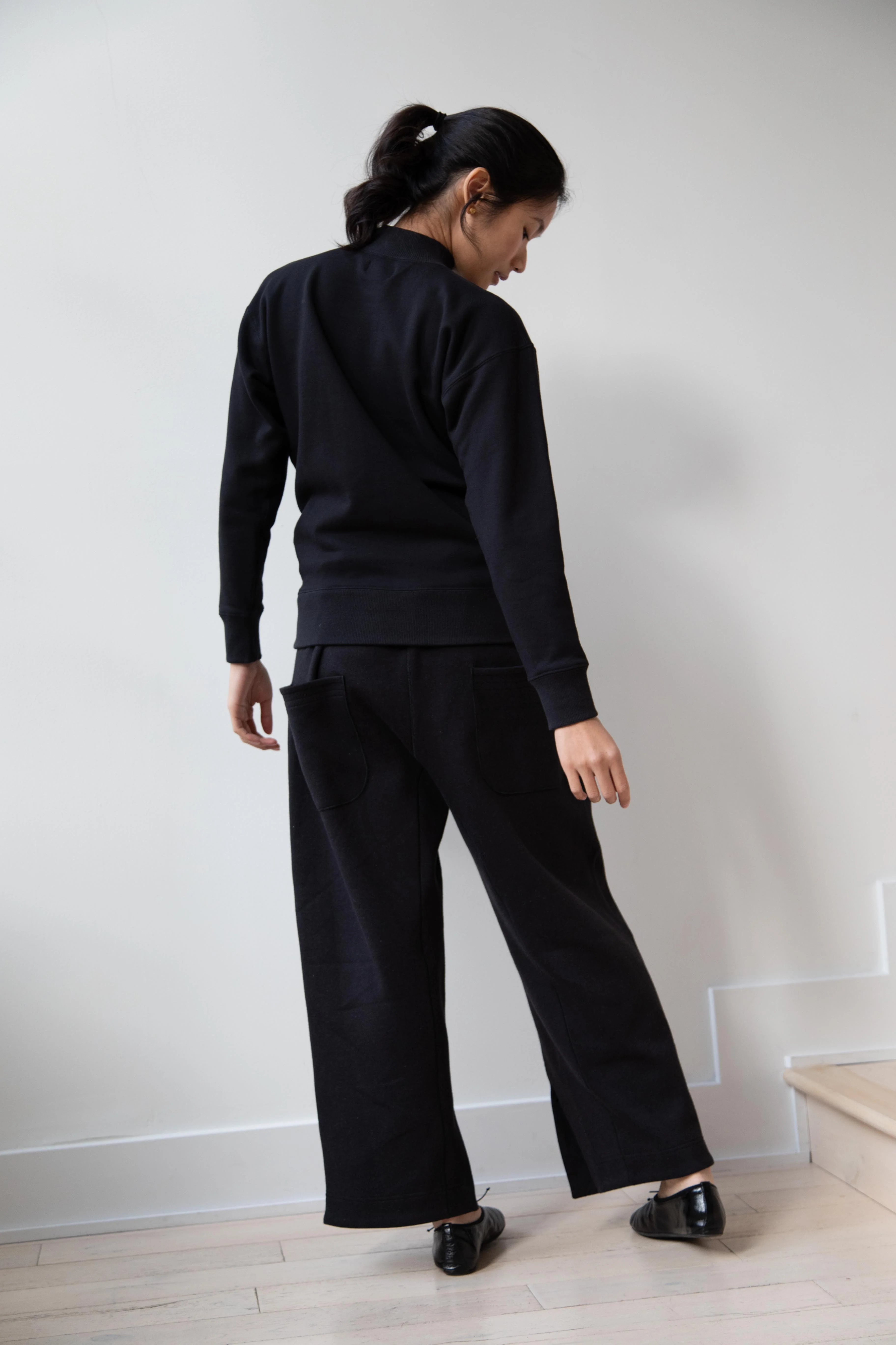Seventyfive | Drawstring Knit Trousers in Jet - Image 29