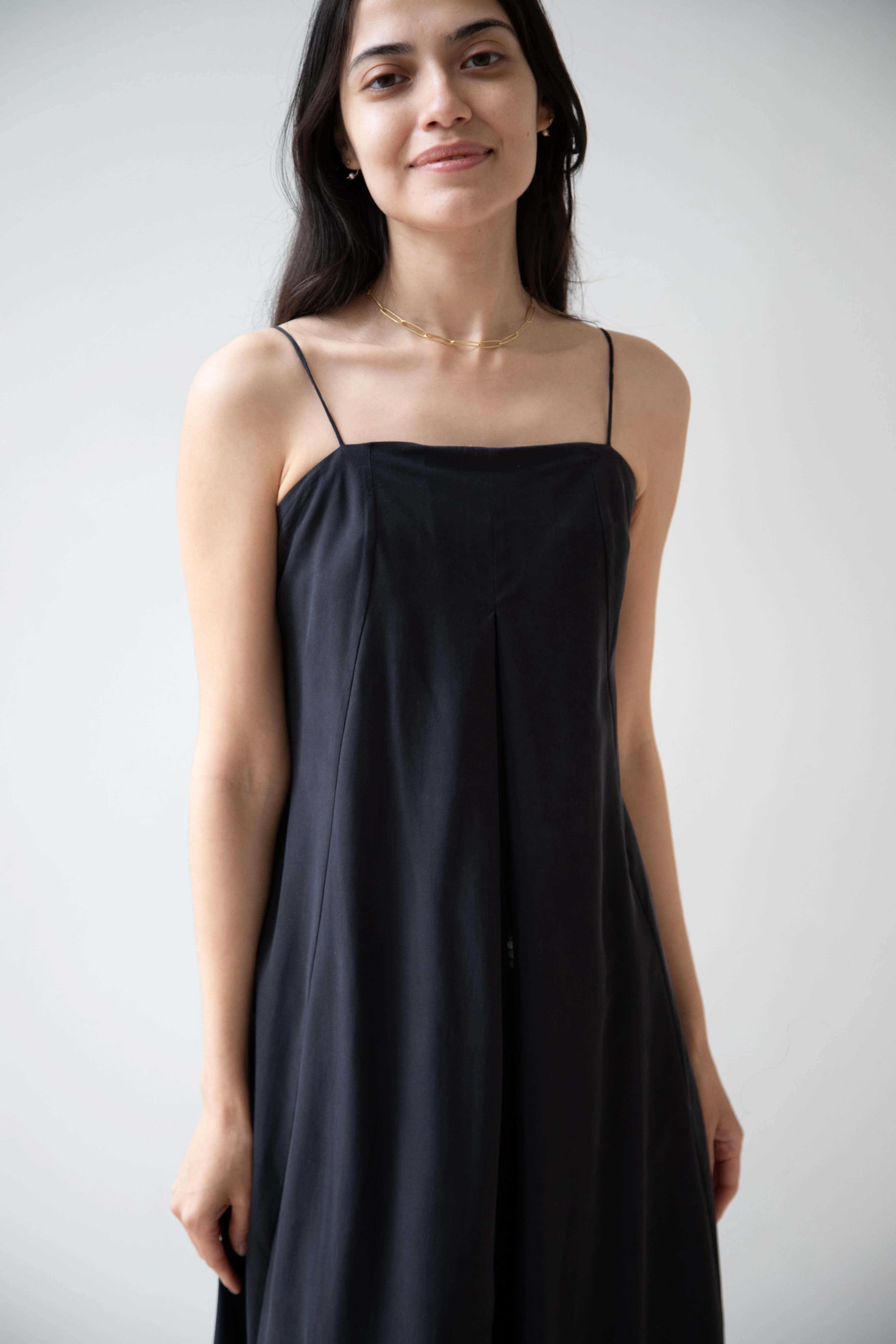 Seventyfive | Long Slip Dress in Black - Image 12
