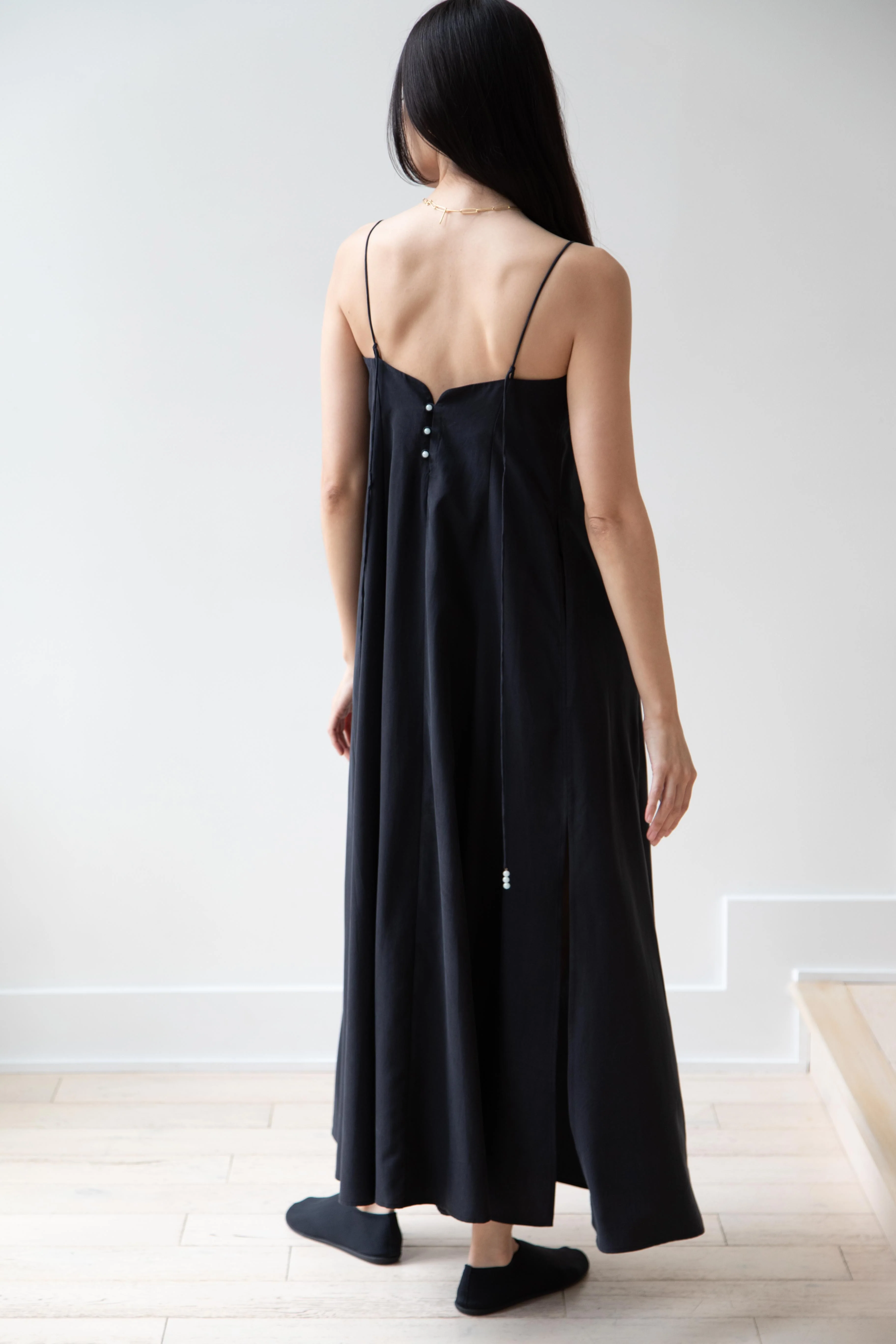 Seventyfive | Long Slip Dress in Black - Image 29