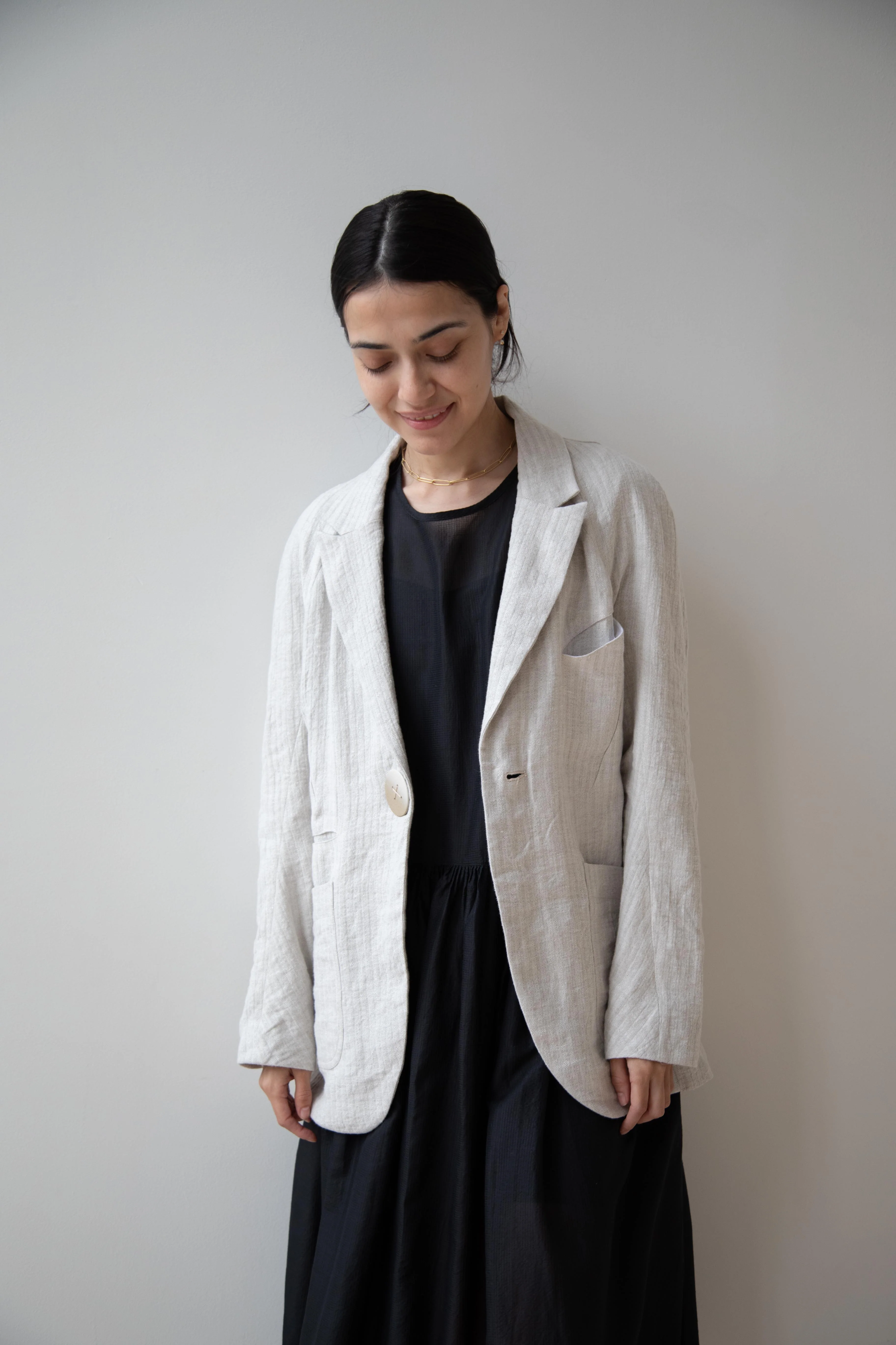 Seventyfive | Peaking Blazer in Oyster - Image 37