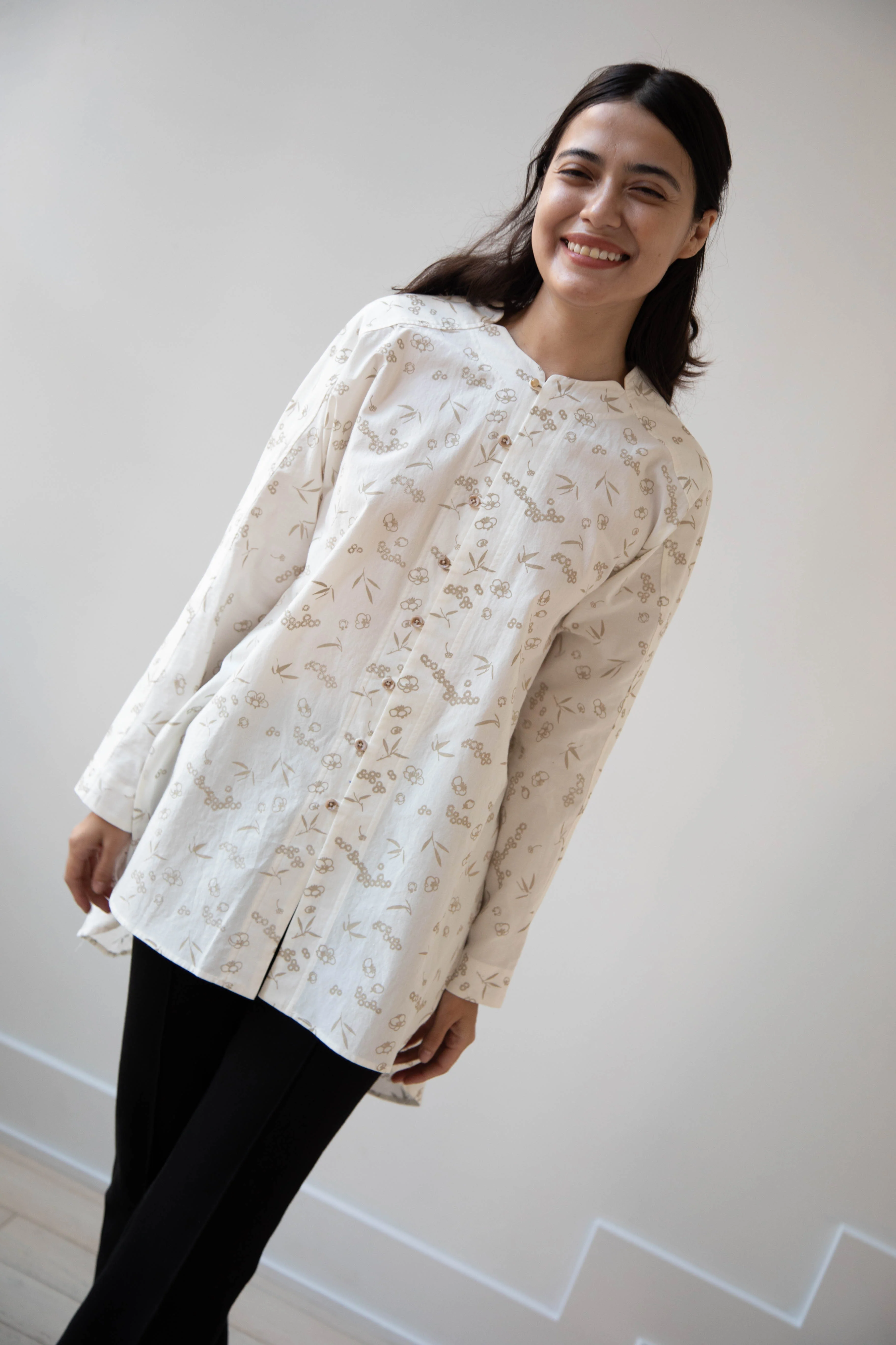 Seventyfive | Printed Petal Shirt - Image 18