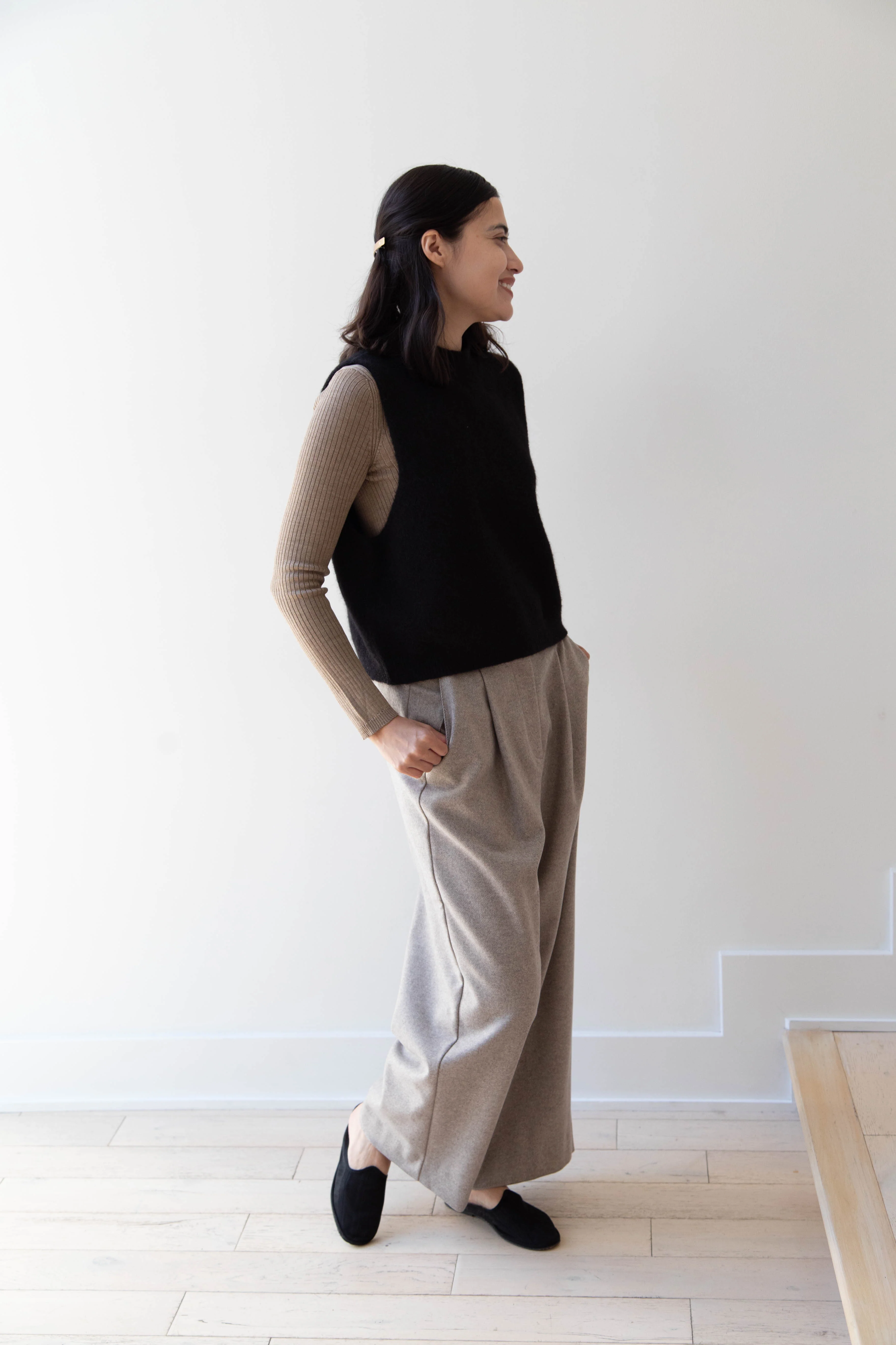 Skall | Bob Trouser in Light Grey Wool - Image 21