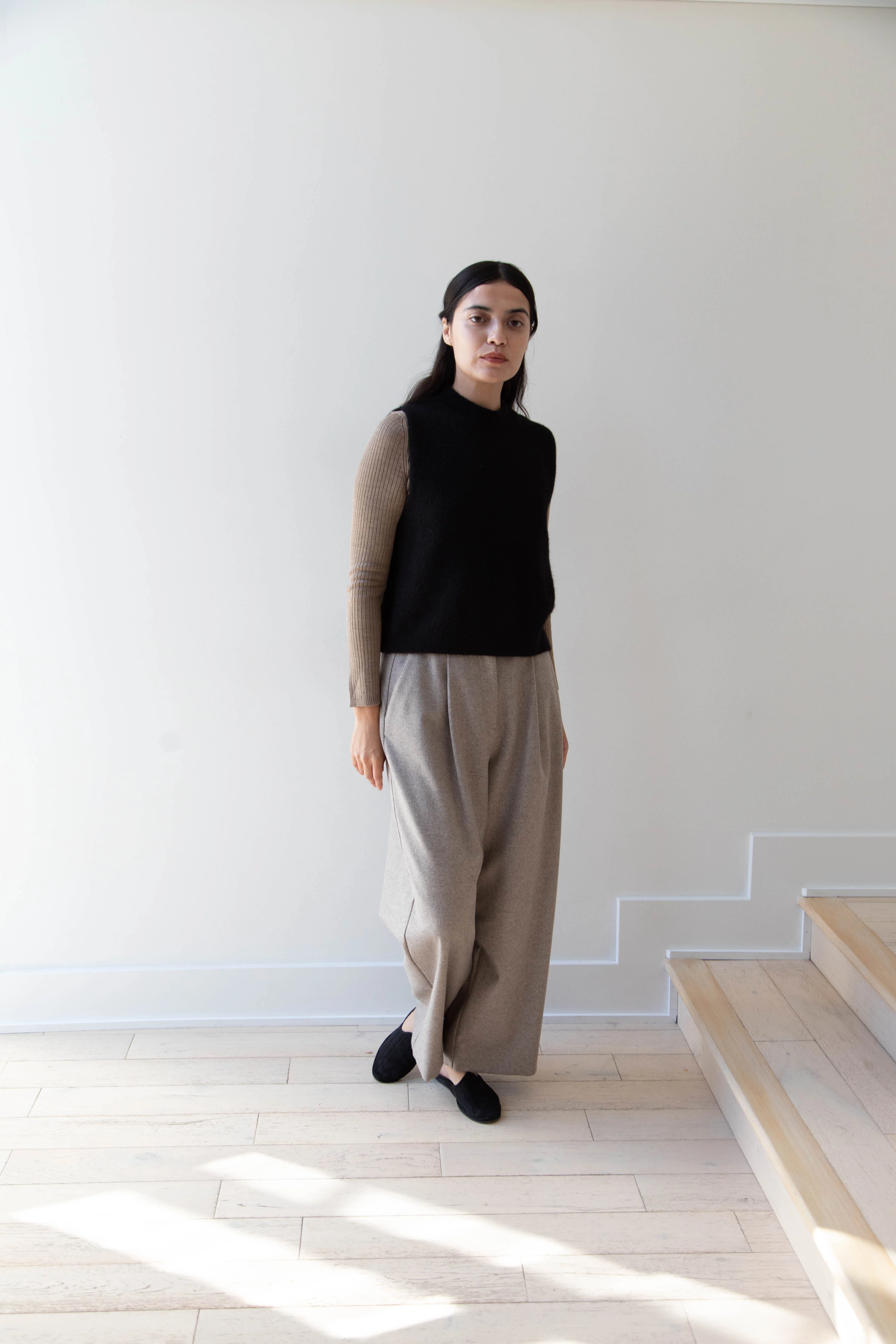 Skall | Bob Trouser in Light Grey Wool - Image 29