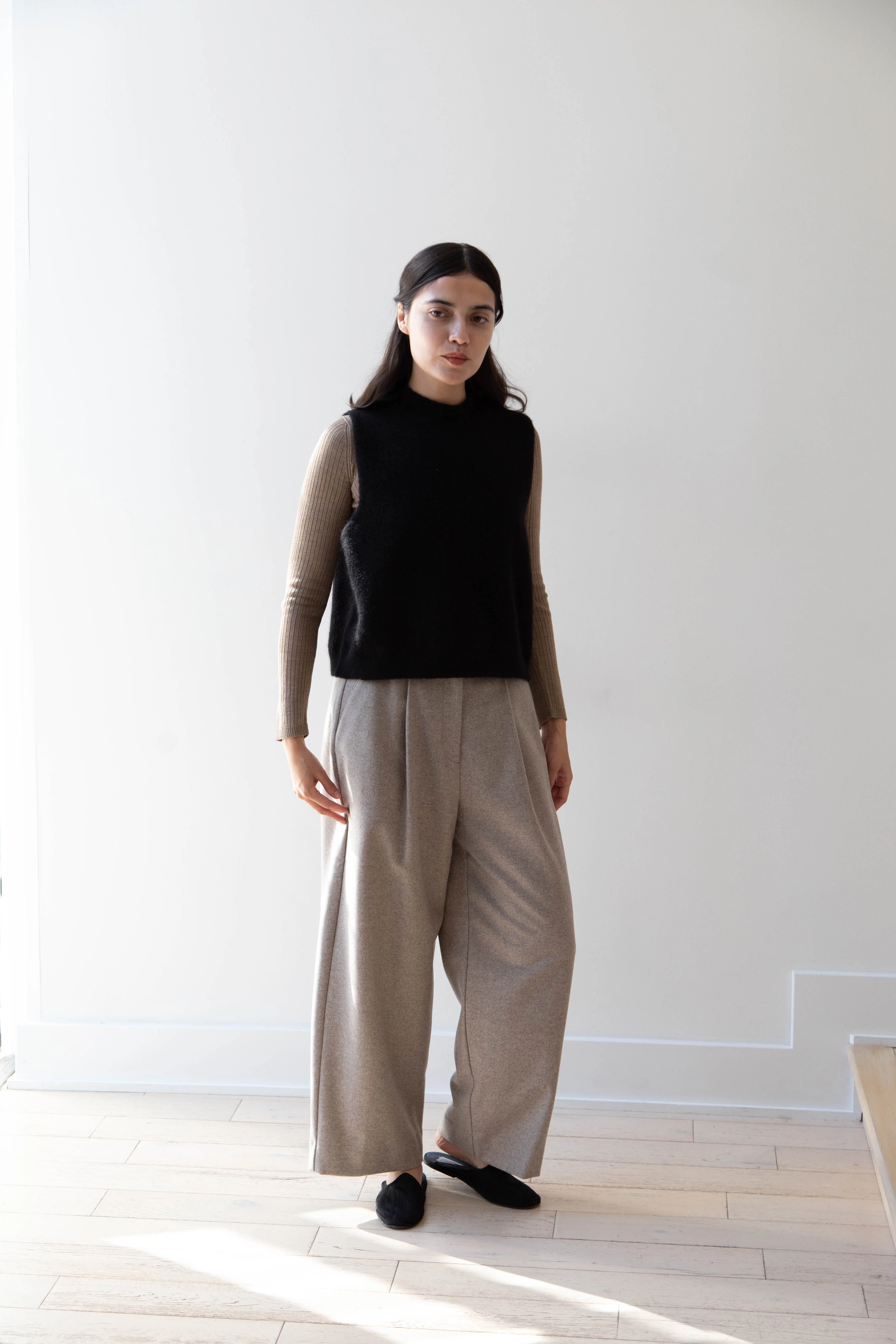 Skall | Bob Trouser in Light Grey Wool - Image 30