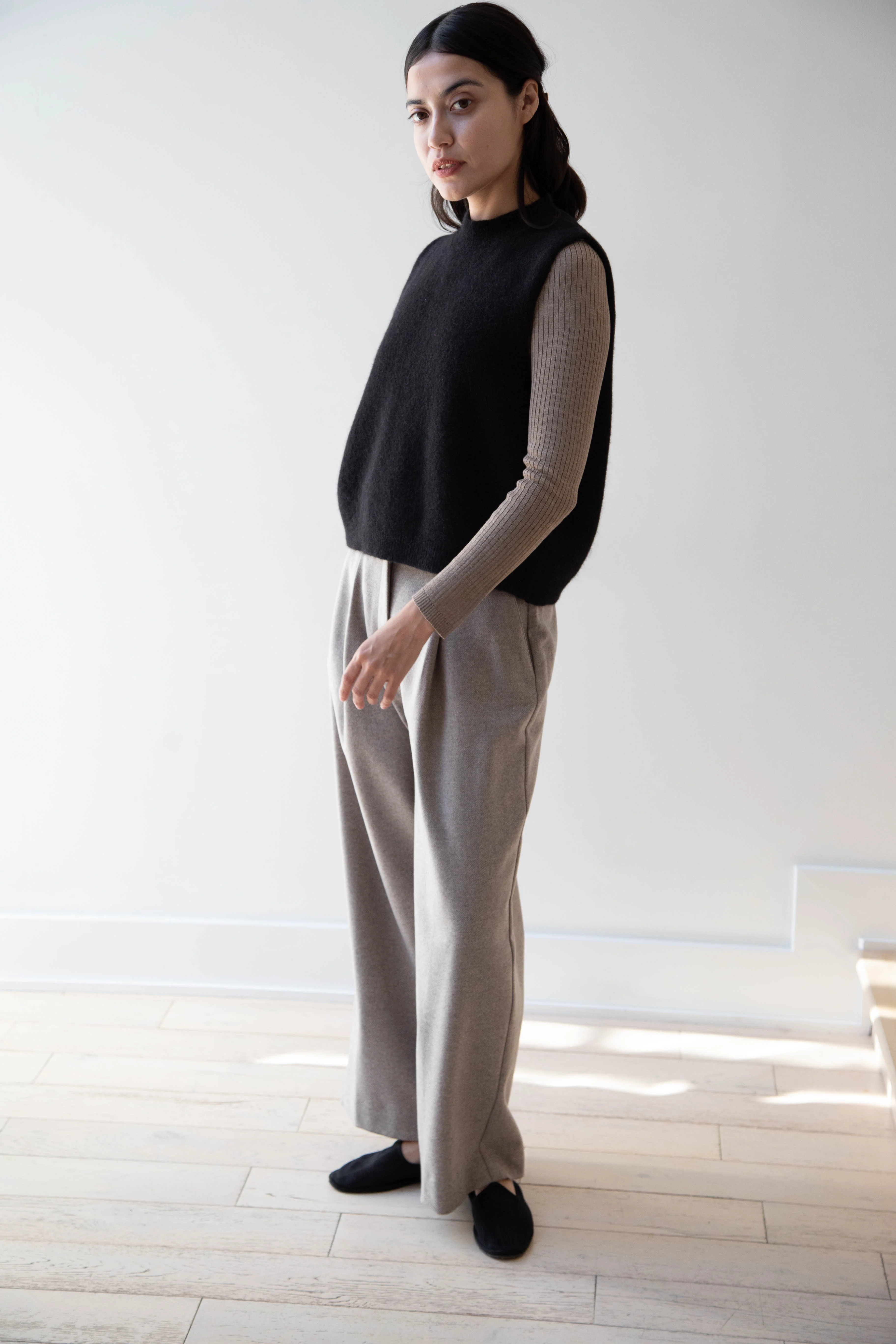 Skall | Bob Trouser in Light Grey Wool - Image 33