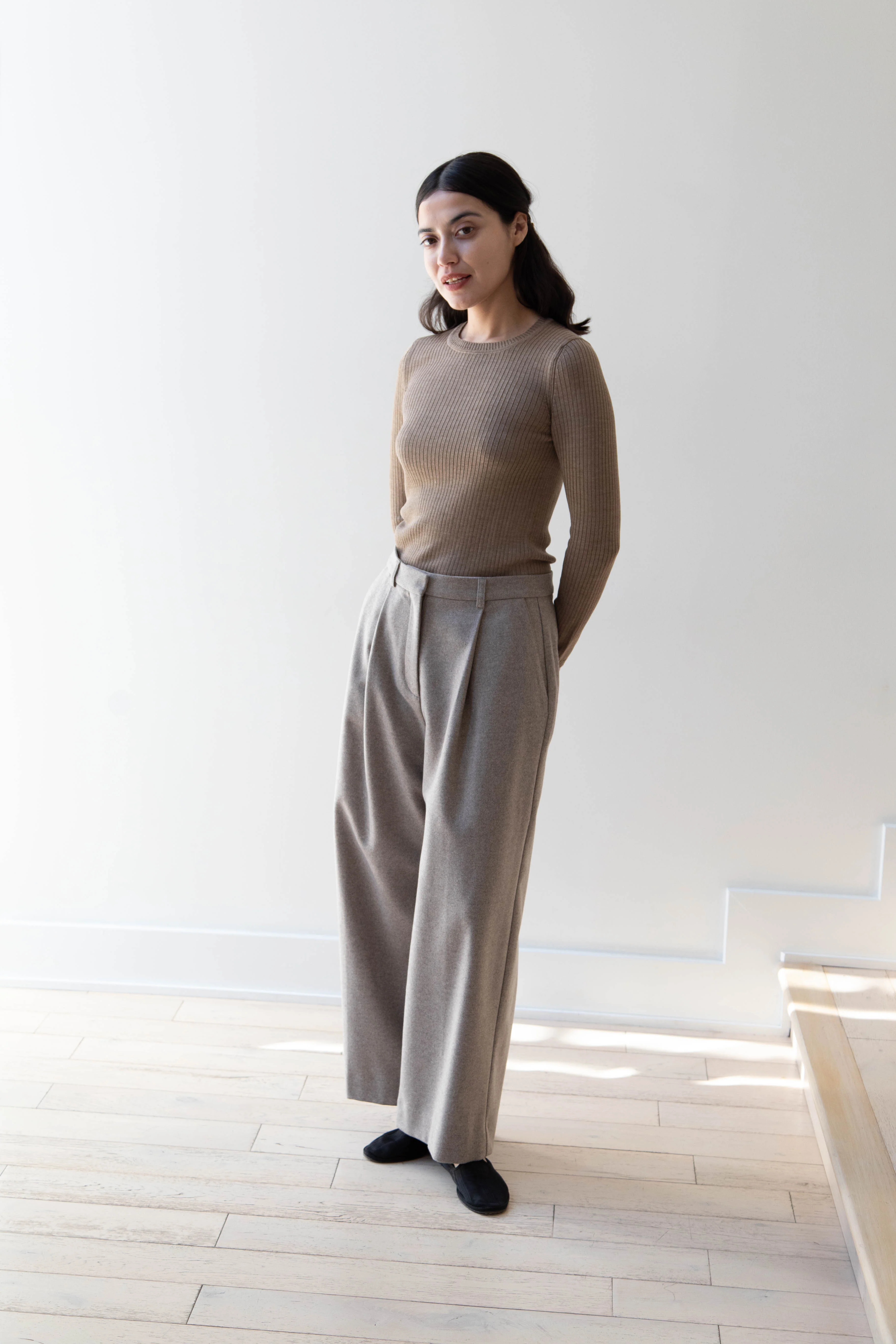 Skall | Bob Trouser in Light Grey Wool - Image 5