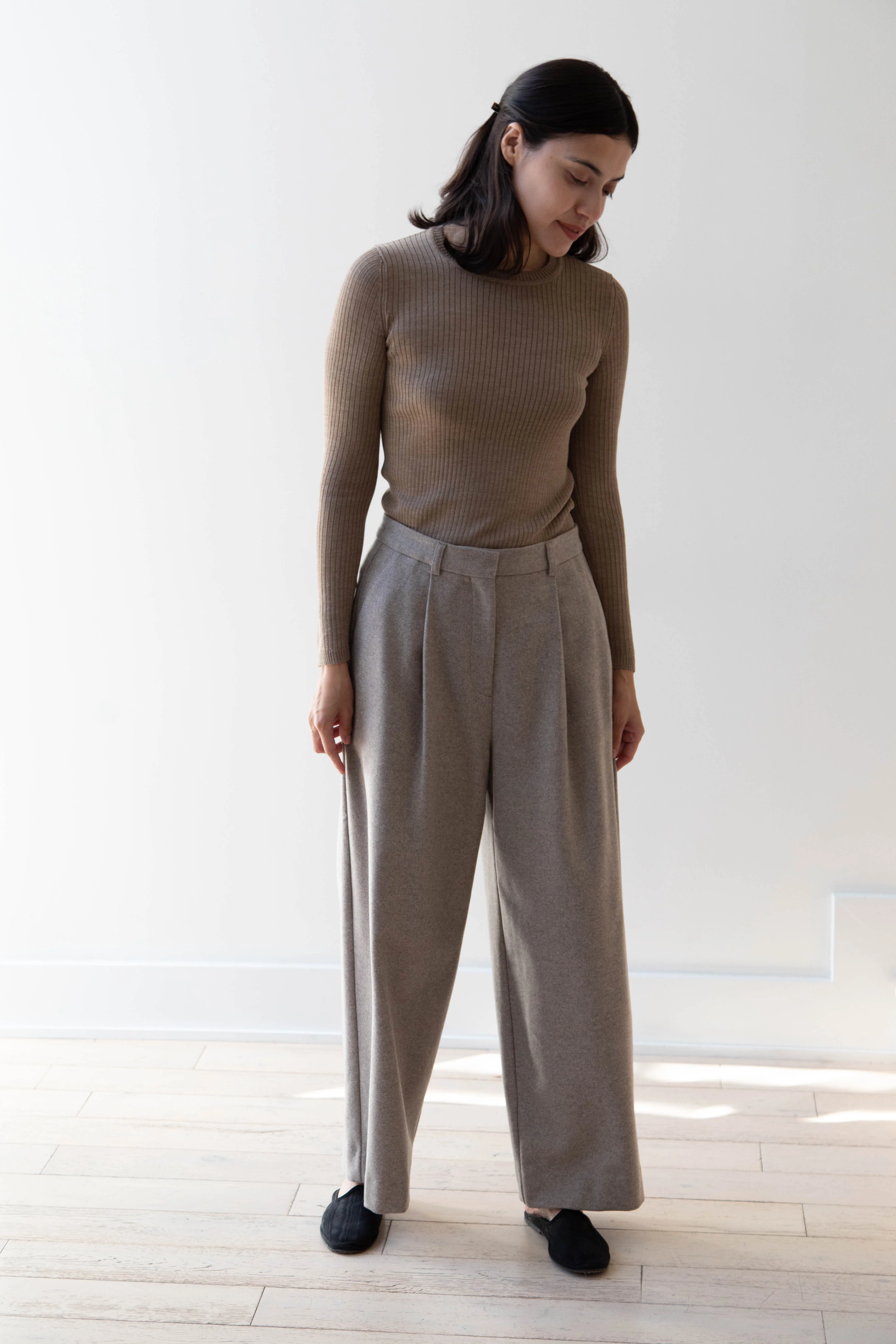 Skall | Bob Trouser in Light Grey Wool - Image 6