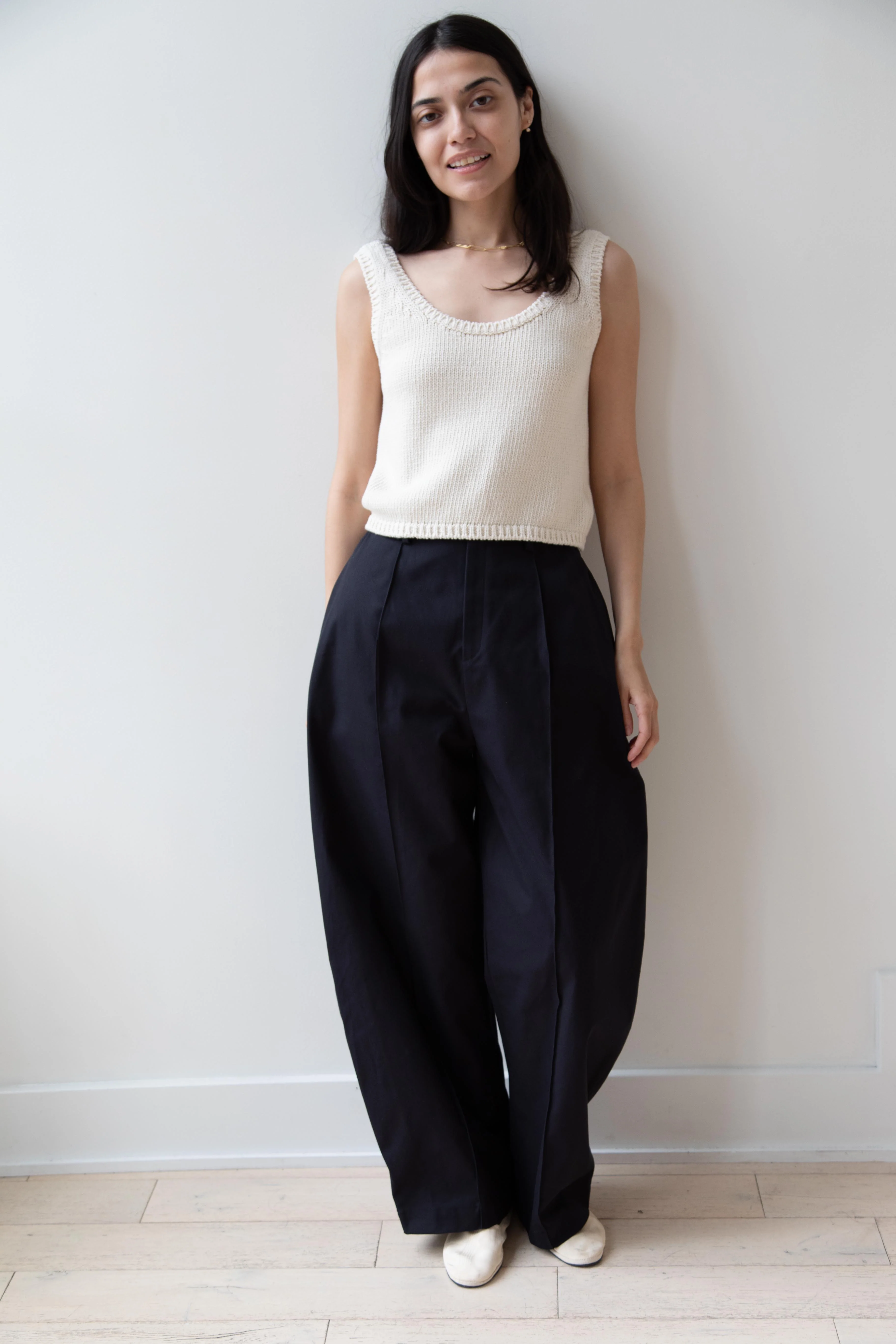 Tenne Handcrafted Modern | Curve Trousers in Black - Image 15