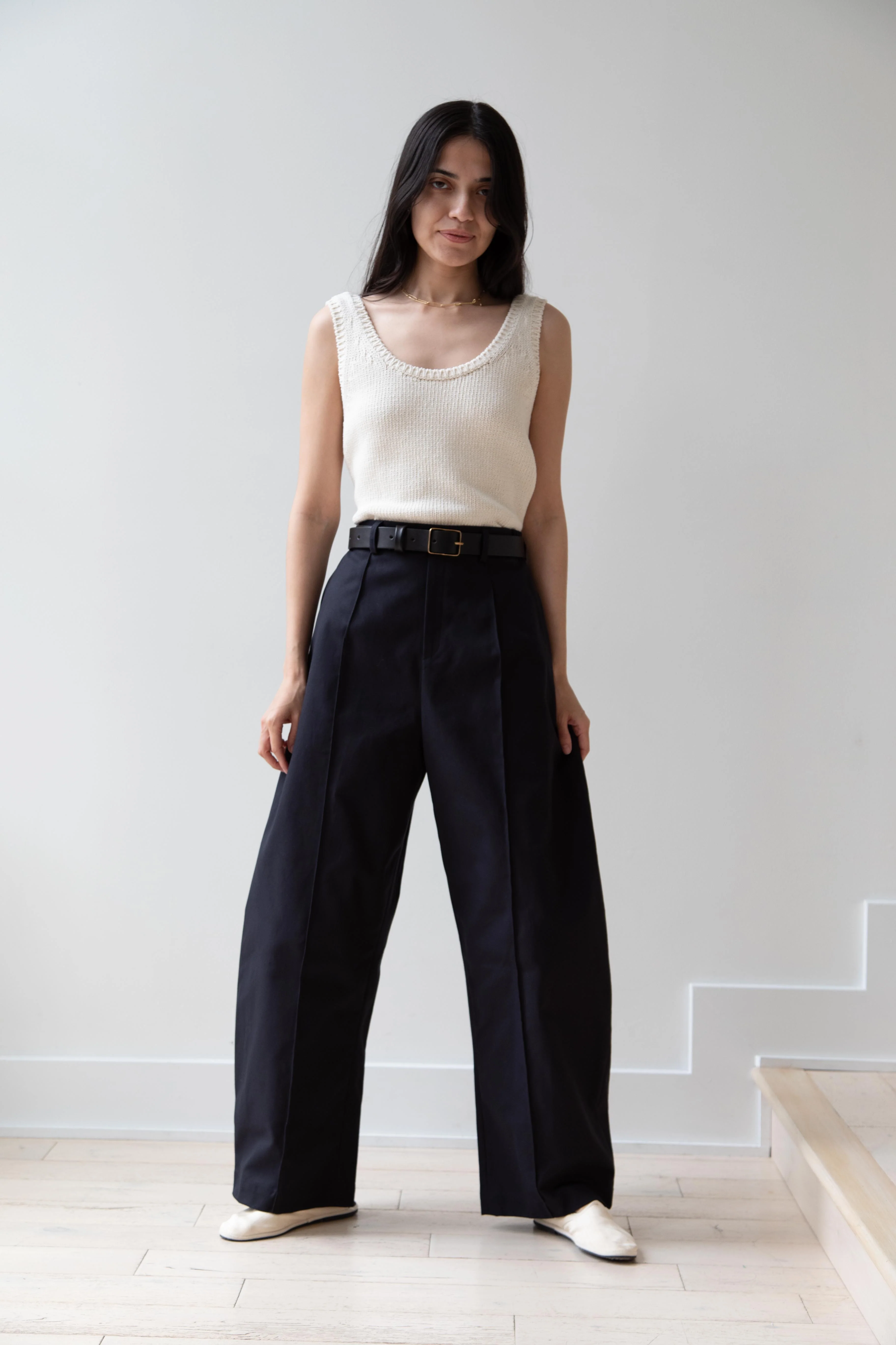 Tenne Handcrafted Modern | Curve Trousers in Black - Image 28