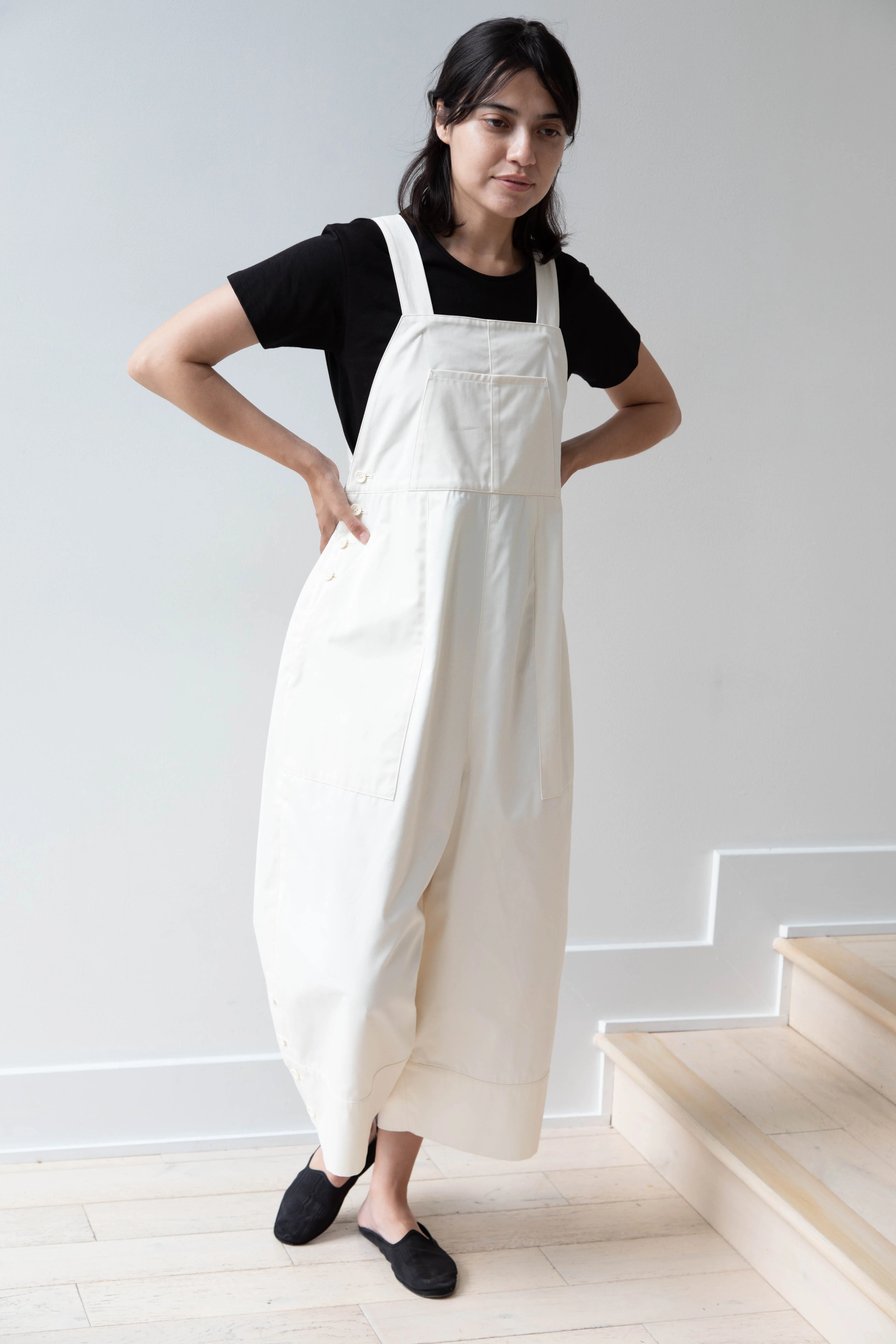 Tenne Handcrafted Modern | Egg Overalls in Cream - Image 29