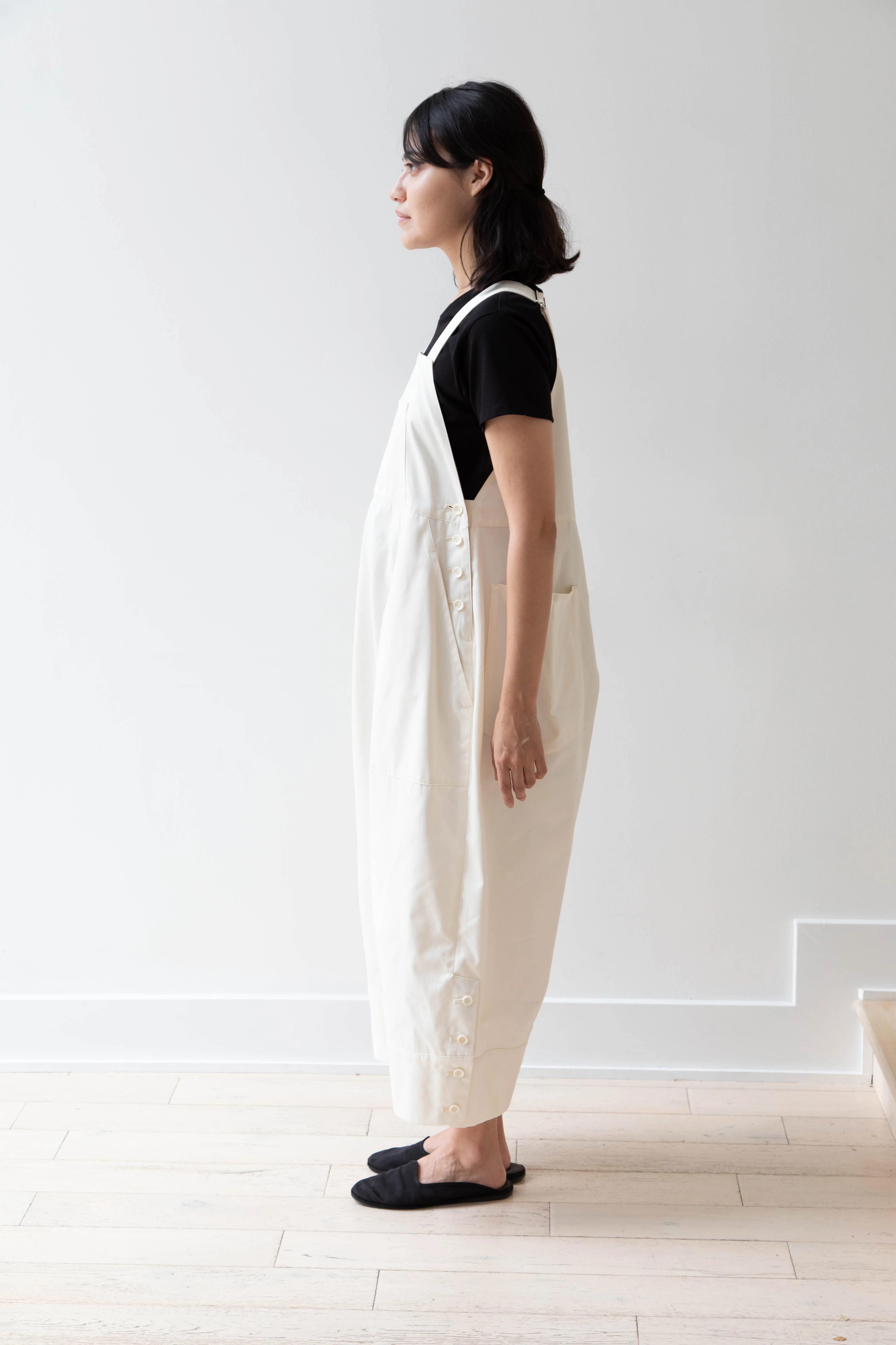 Tenne Handcrafted Modern | Egg Overalls in Cream - Image 40