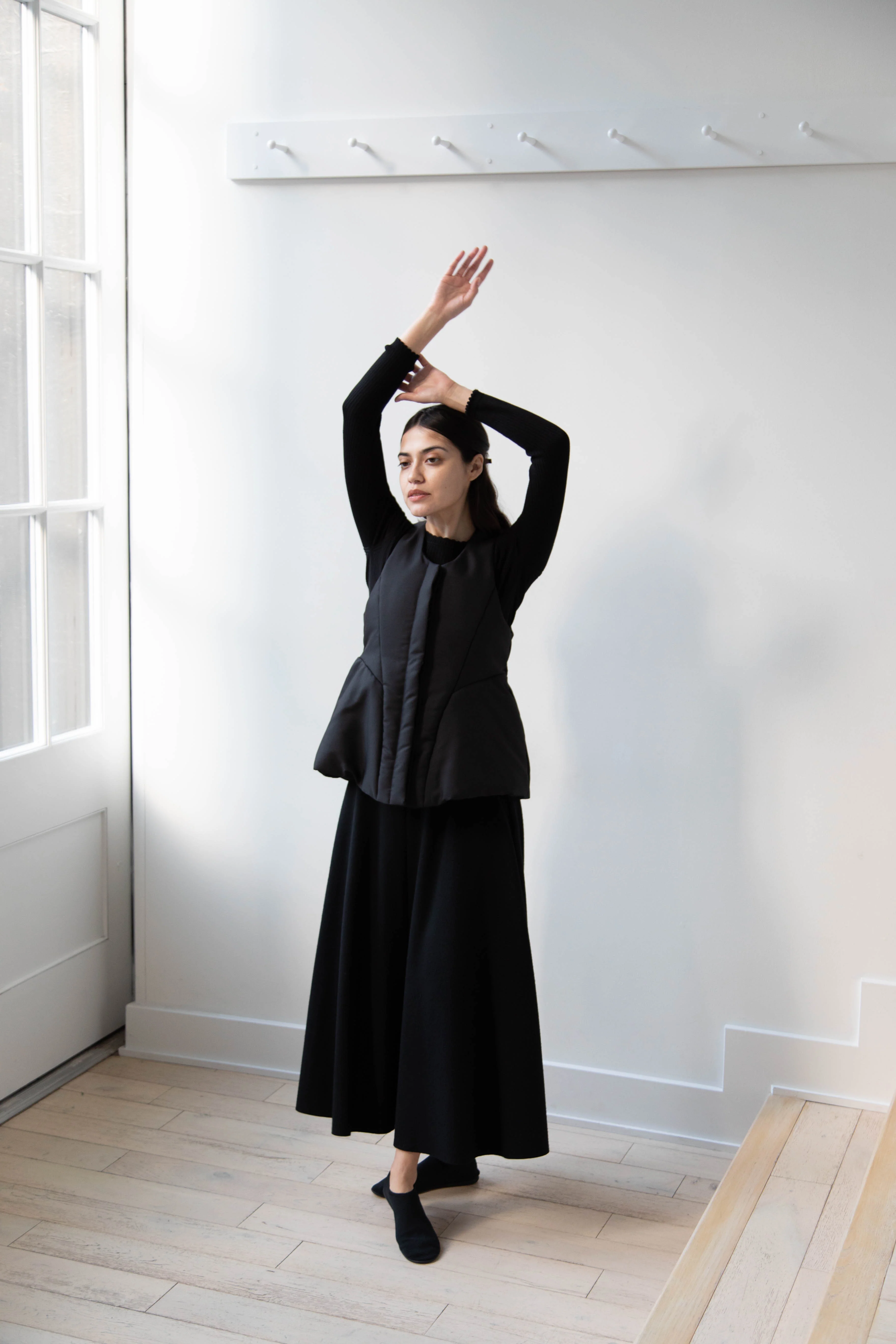 Tenne Handcrafted Modern | Padded Vest in Black - Image 25