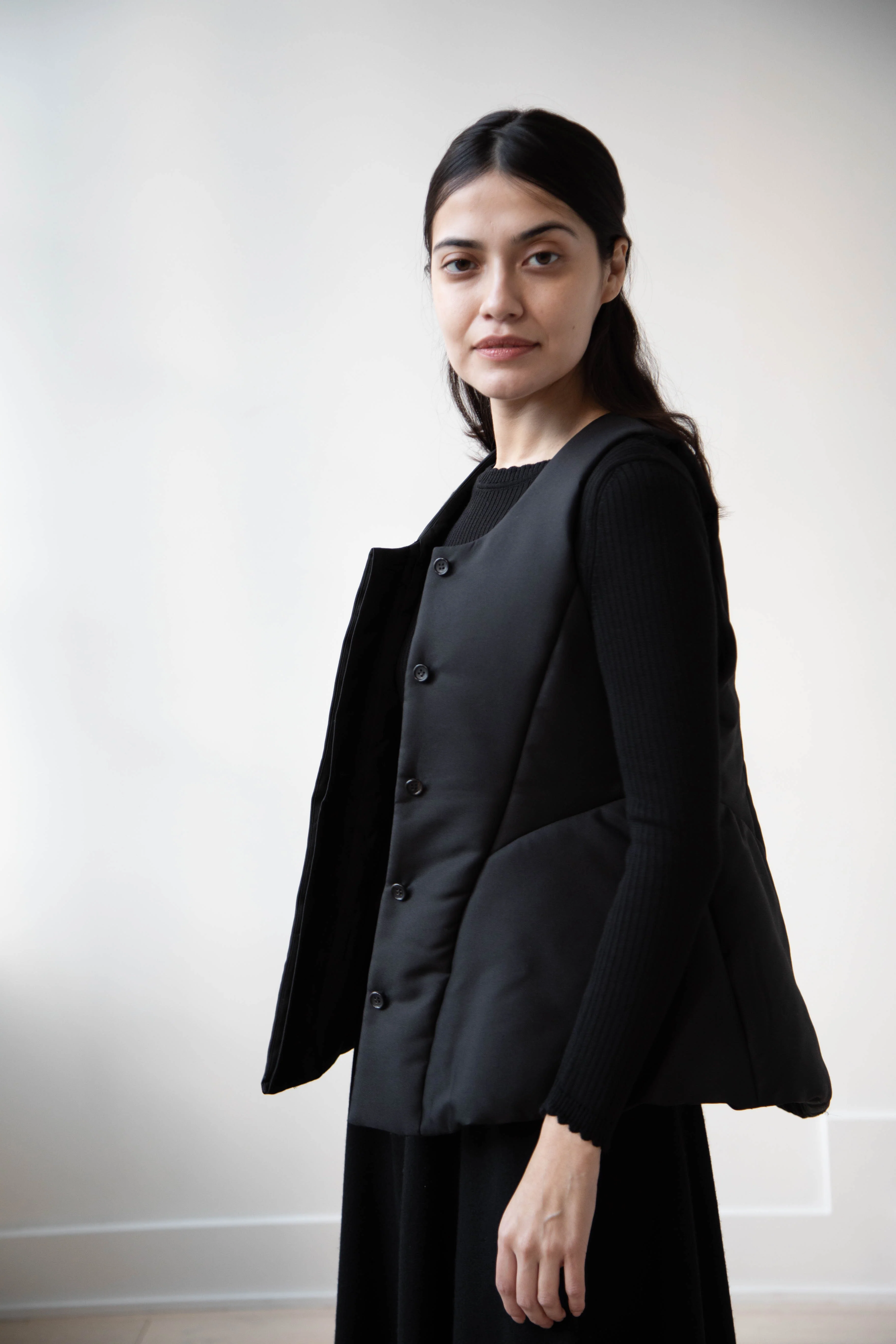 Tenne Handcrafted Modern | Padded Vest in Black - Image 27