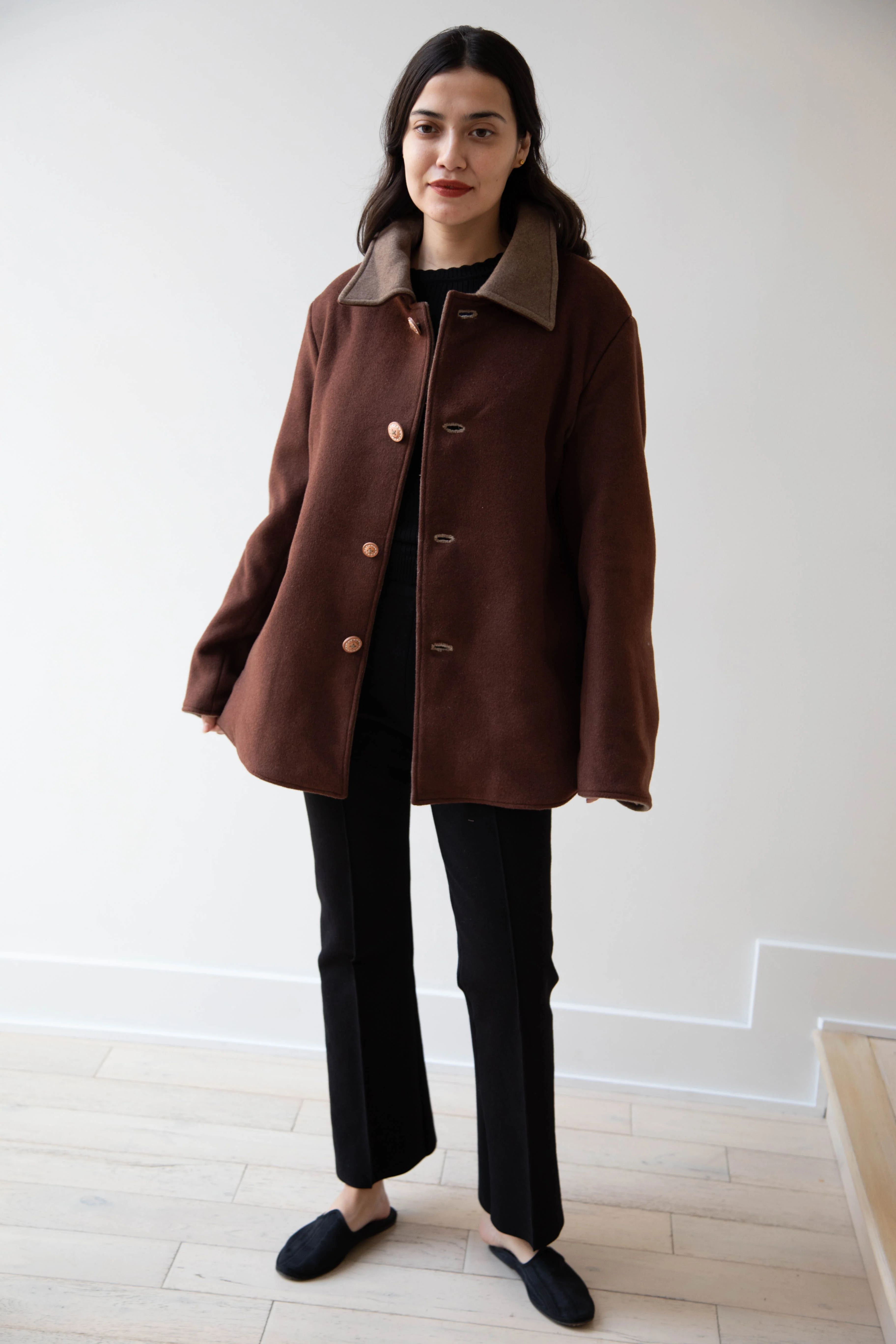 The Backward Vendor | Hero Jacket in Two Tone Brown - Image 3