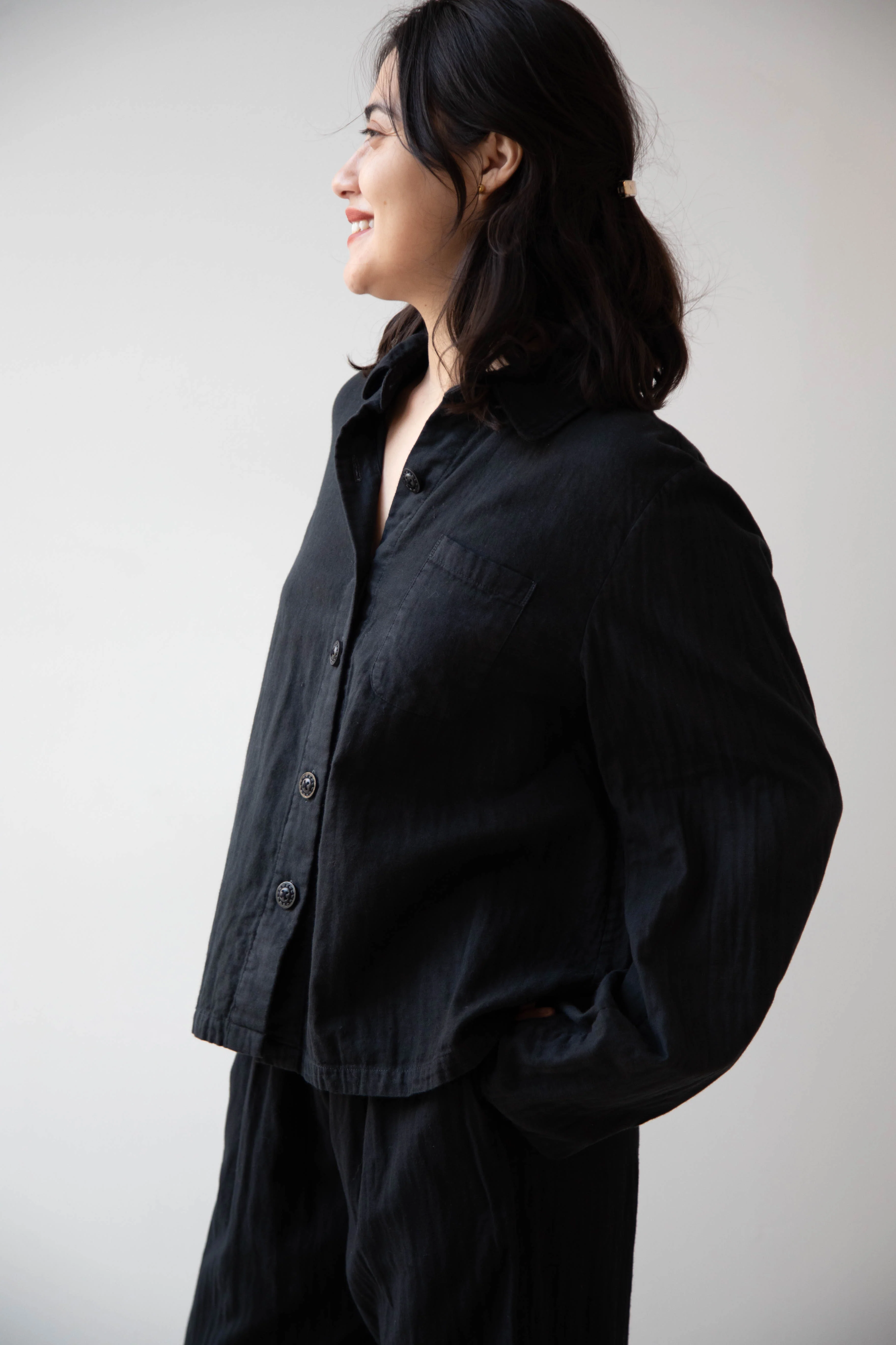 The Backward Vendor | Pyjama Set in Black - Image 10