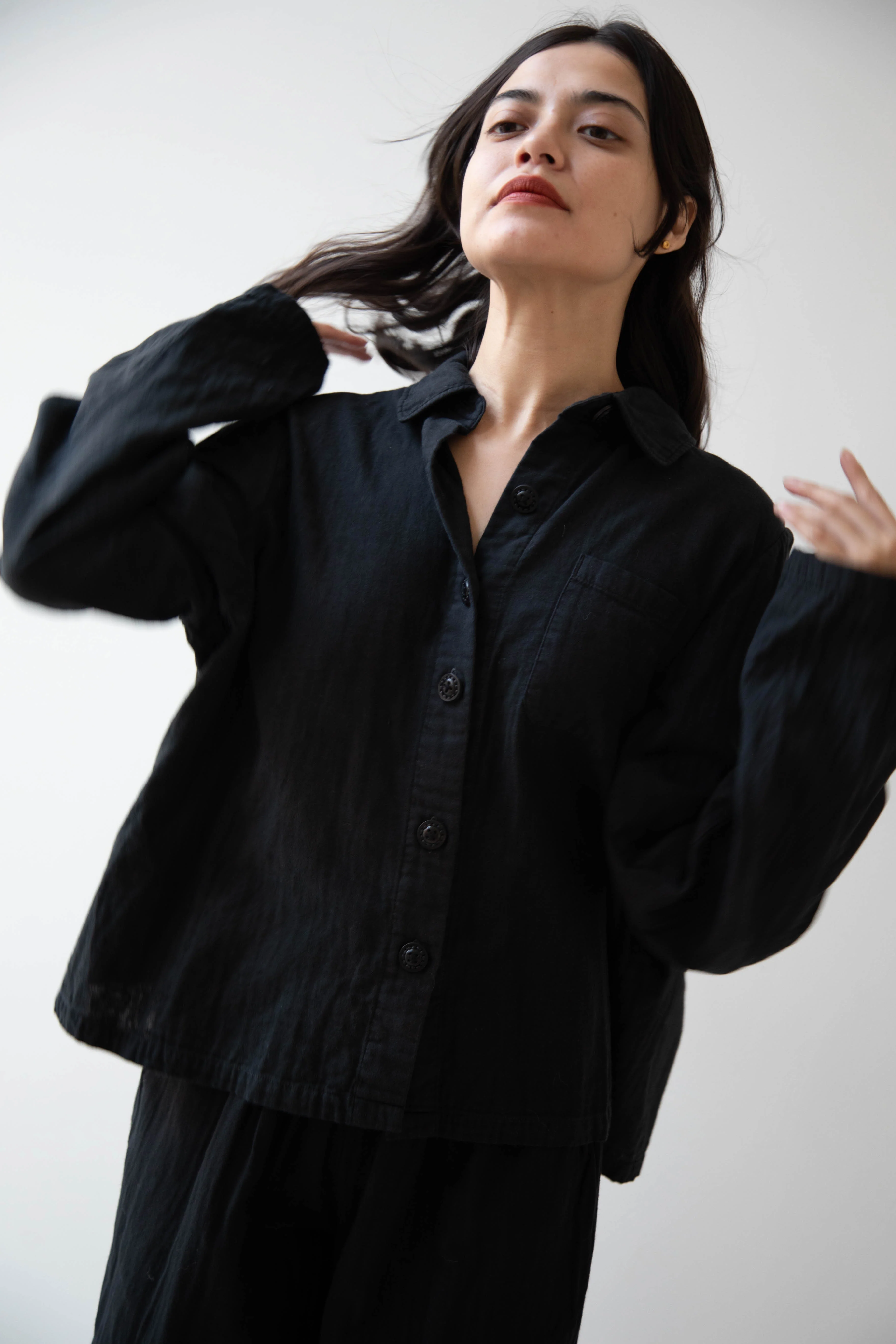 The Backward Vendor | Pyjama Set in Black - Image 21