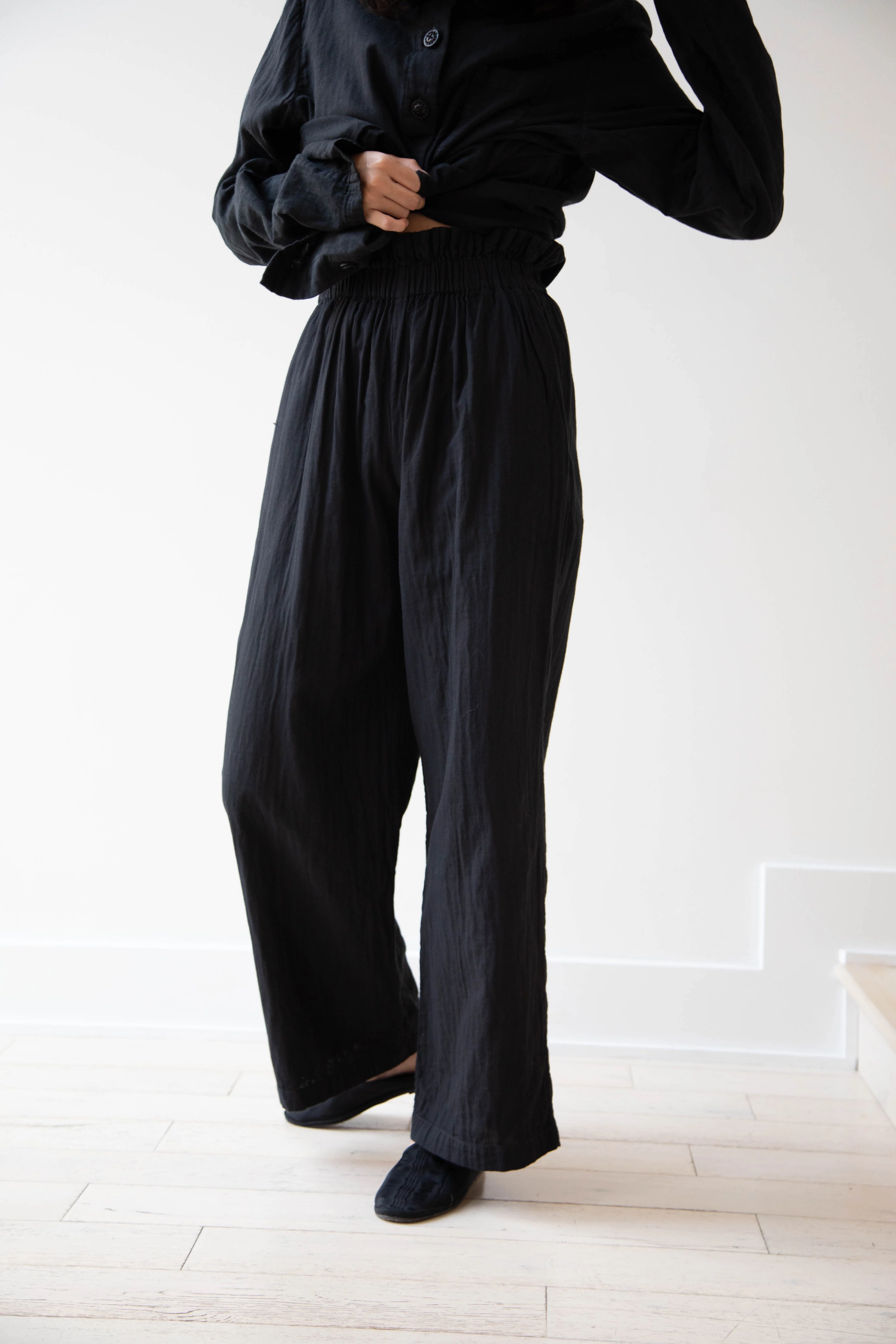 The Backward Vendor | Pyjama Set in Black - Image 39
